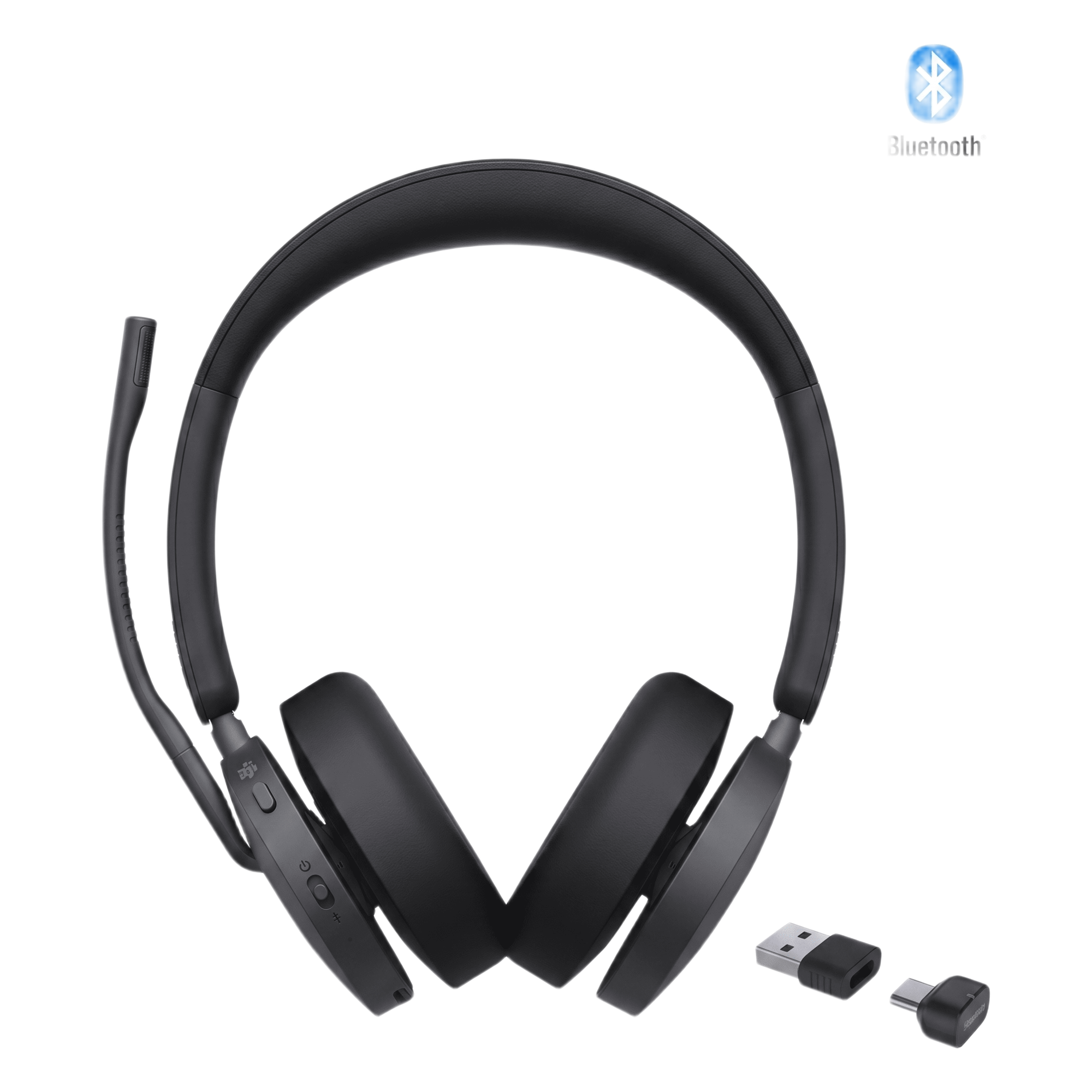 Auriculares Bluetooth / Cancelación Activa de Ruido Híbrida / 65 Horas de Reproducción / Alcance 50 m (164 ft) / 6 Micrófonos / USB-C y USB-A — YEALINK · SKU BH74-TEAMS-USB-C/A