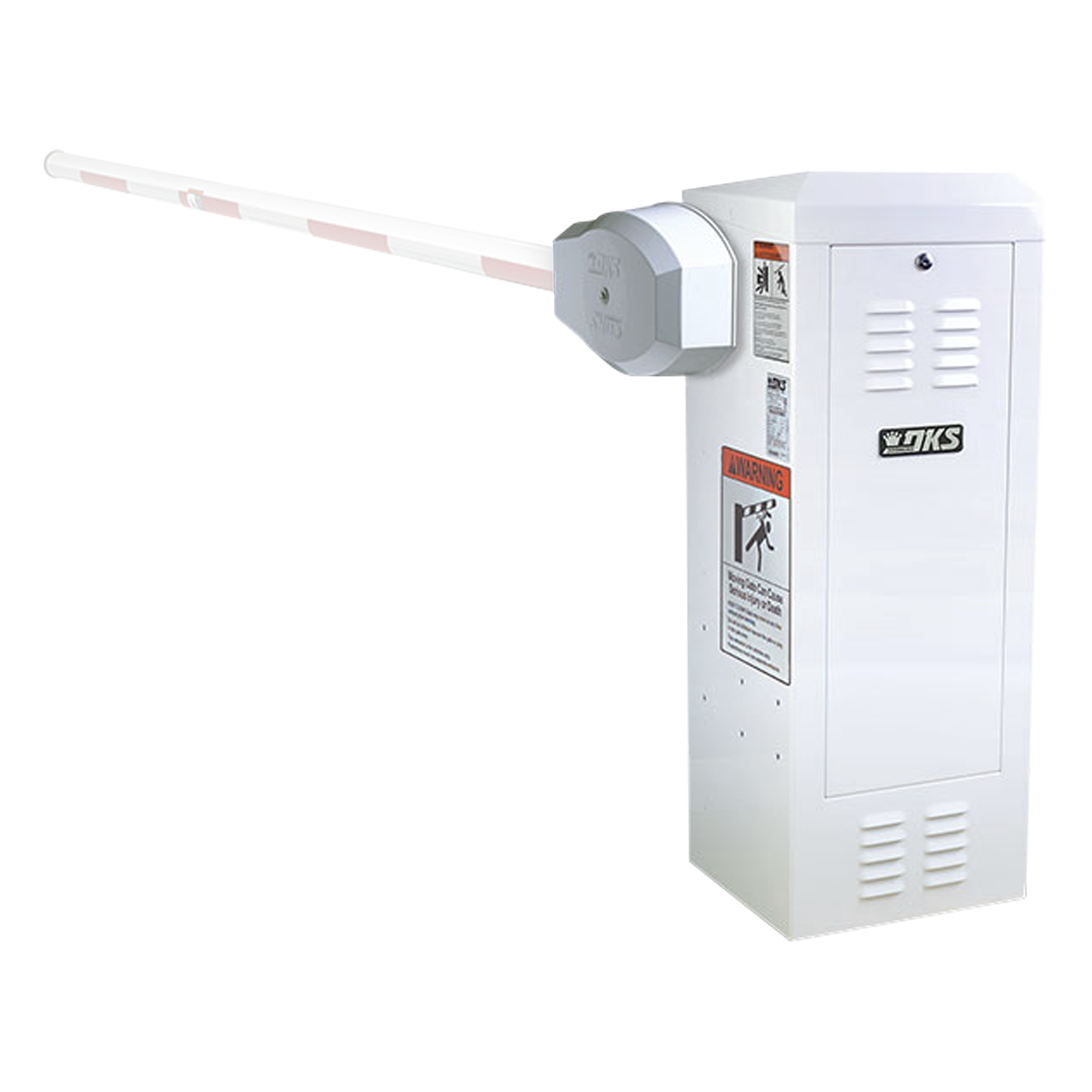 Barrera Vehicular / Motor 1/2 HP / Uso Continuo Intensivo / Brazo hasta 4 m (13.1 ft) / Clase II-III-IV UL 325 / 115 VAC — DKS DOORKING · SKU 1601-380