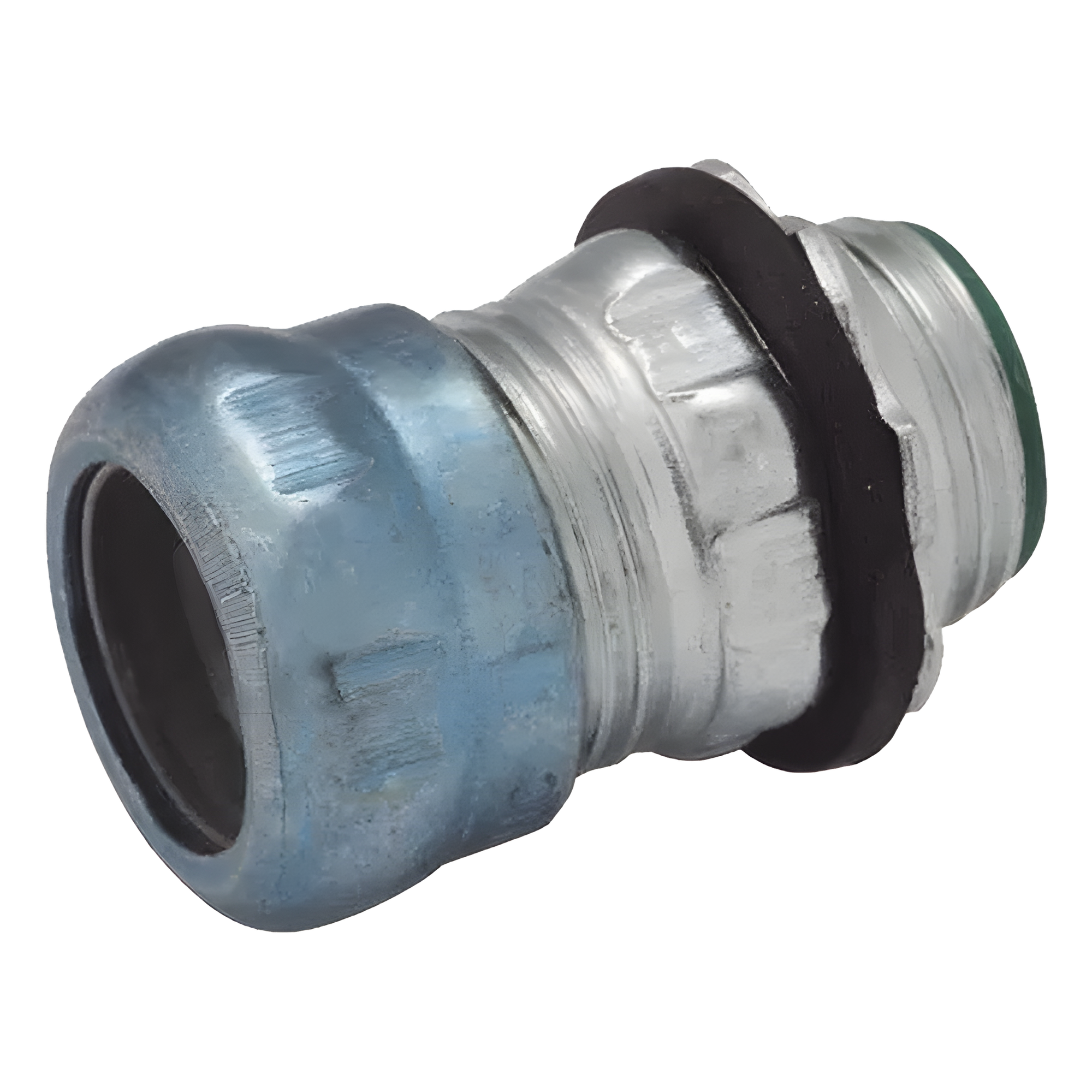 Conector de Compresión Impermeable aislado de Acero Galvanizado para Pared Delgada de 3/4" .