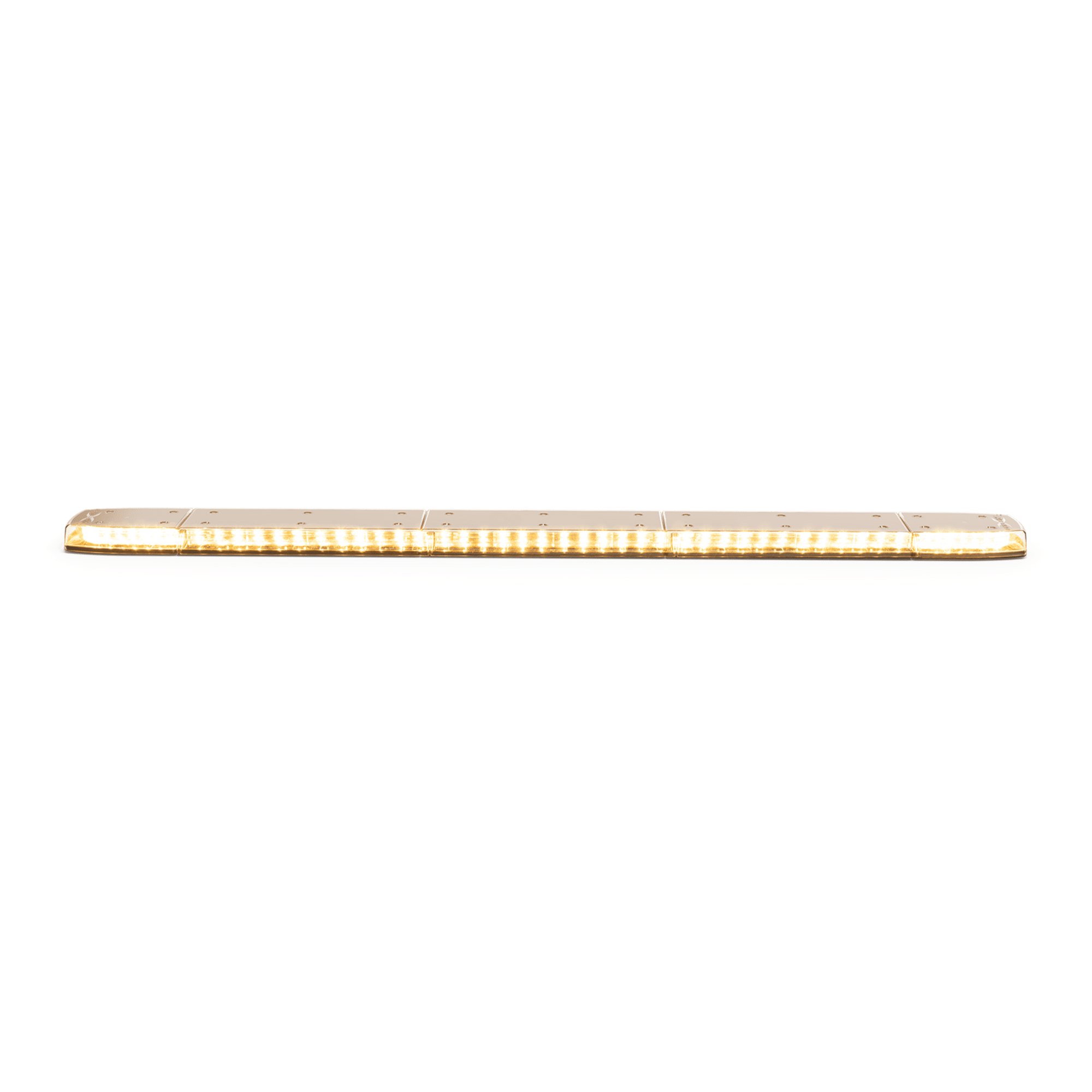 Barra de Luces LED / 129 LED / 48 Pulgadas / Ámbar / Montaje Permanente / Perfil Bajo 1.3" — ECCO · SKU 11-048CA-E