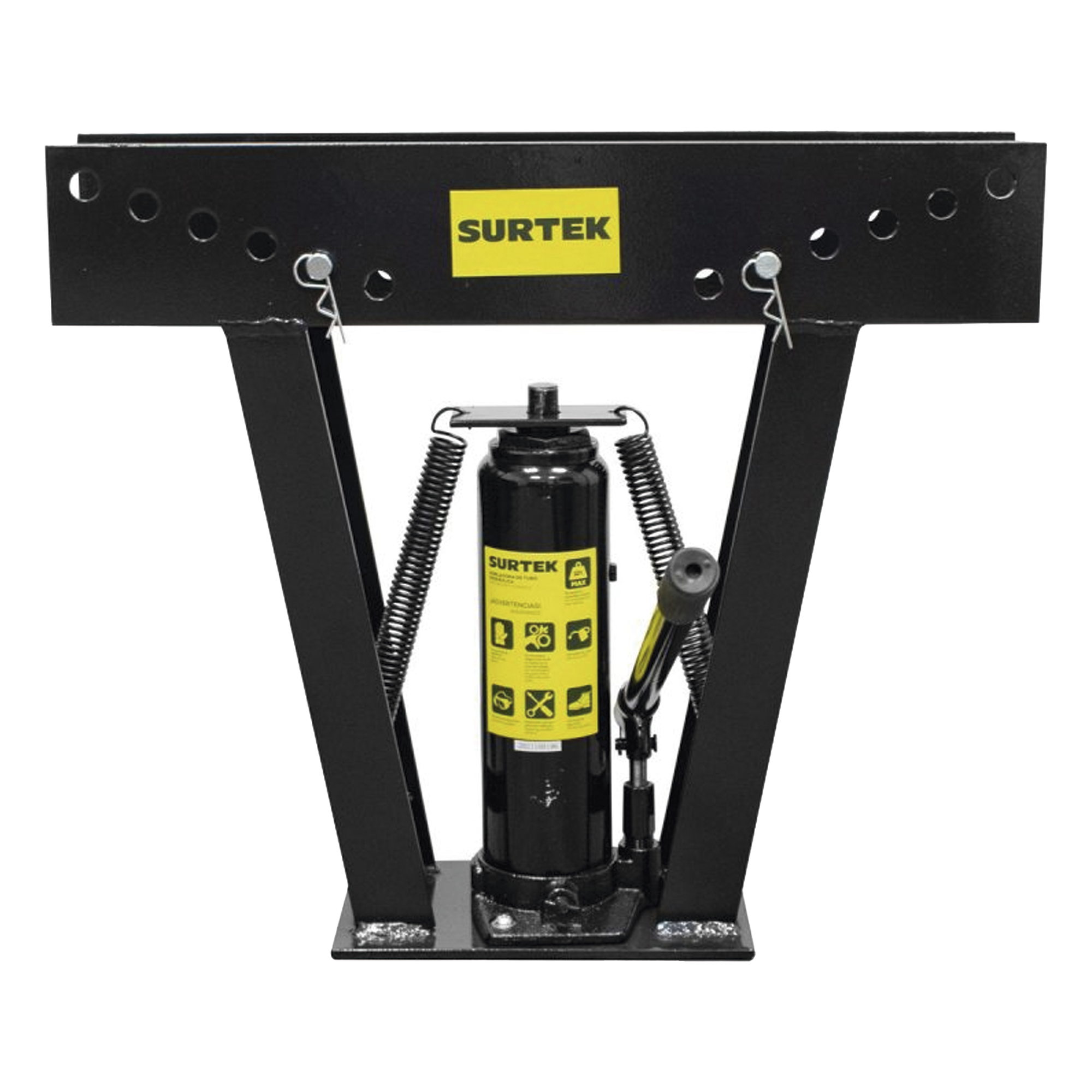 Doblatubos Hidráulico / Capacidad 12 Toneladas / Dados 1/2" a 2" / Rodillo Ajustable / Cuerpo Hierro Fundido — SURTEK · SKU SYS-DT12