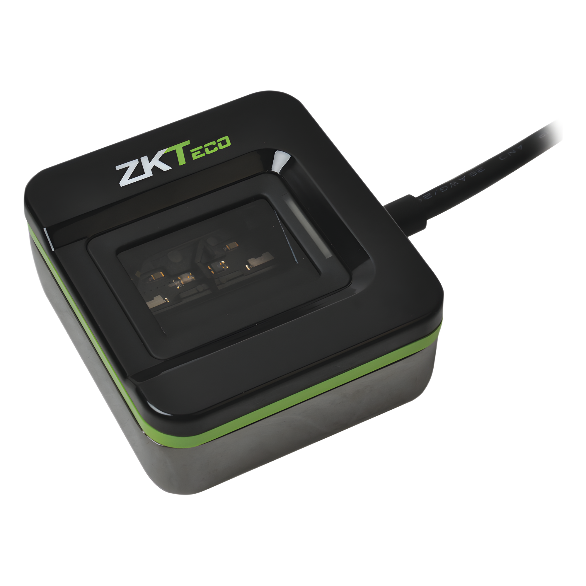 Escáner de Huellas Óptico / Área de Captura FAP20 / 500 dpi / USB 2.0 / Rotación 360° / -20°C a +50°C — ZKTECO · SKU SLK-20R