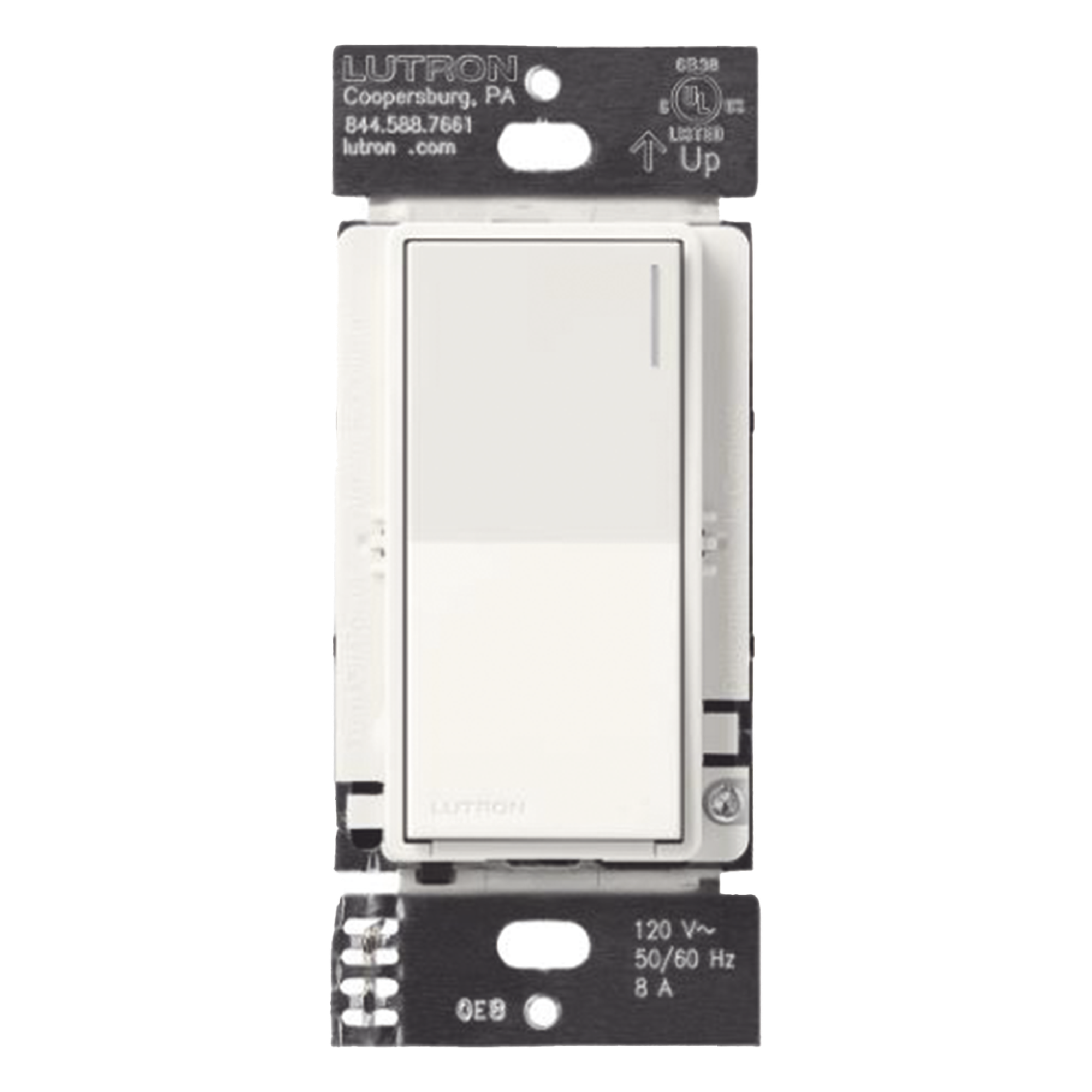Apagador Auxiliar de Pared / Control 3 Vías o Escalera / 120 V / Hasta 4 Unidades por Principal / 45 m (150 ft) de Alcance / Blanco Mate — LUTRON RADIORA 3 · SKU RRSTRSSW
