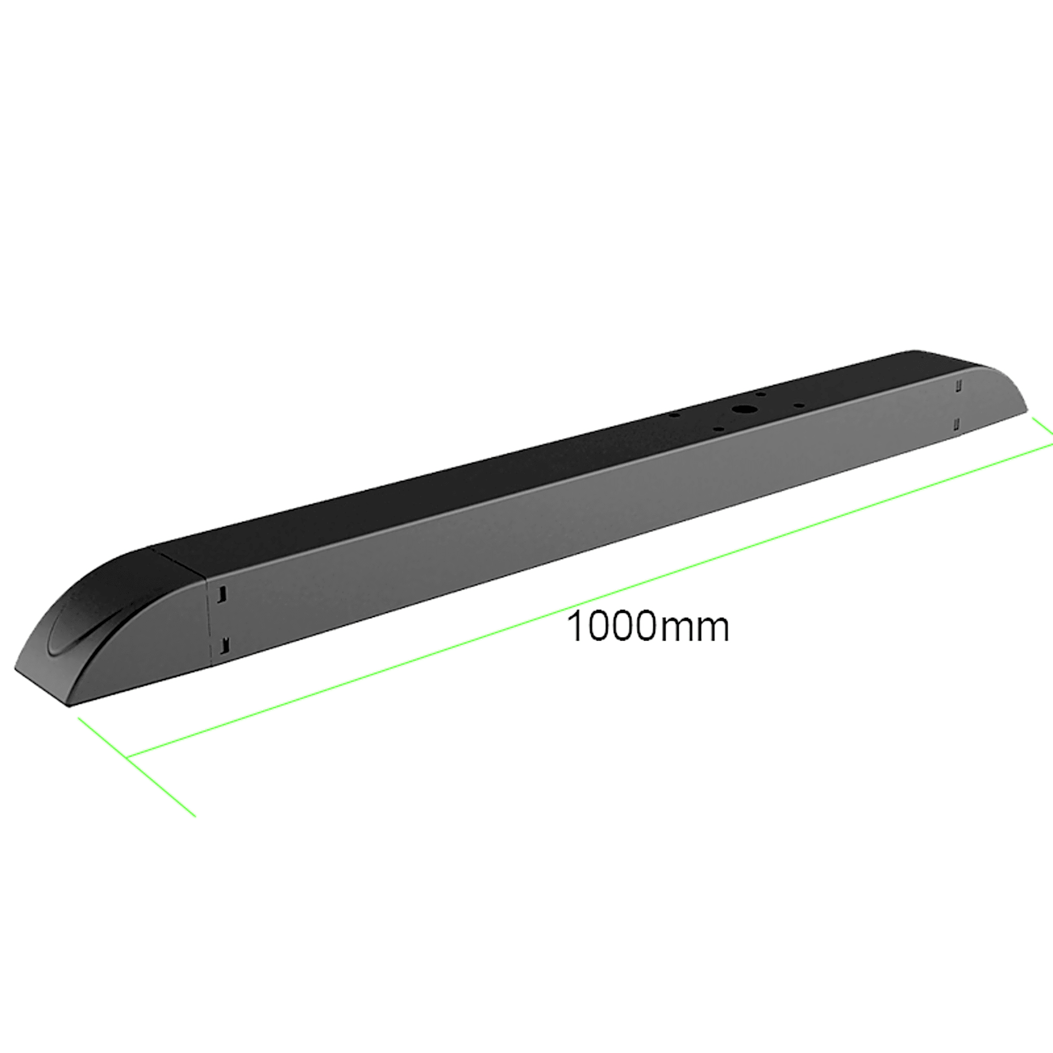  Soporte Estructural para  Videowall con motaje en Piso | Perfil Rectangular  de 1m|  Diámetro de los orificios 20 mm  Post Support 76.5 mm |Incluye Herramientas Allen| 4 Agujeros Pasantes M8
