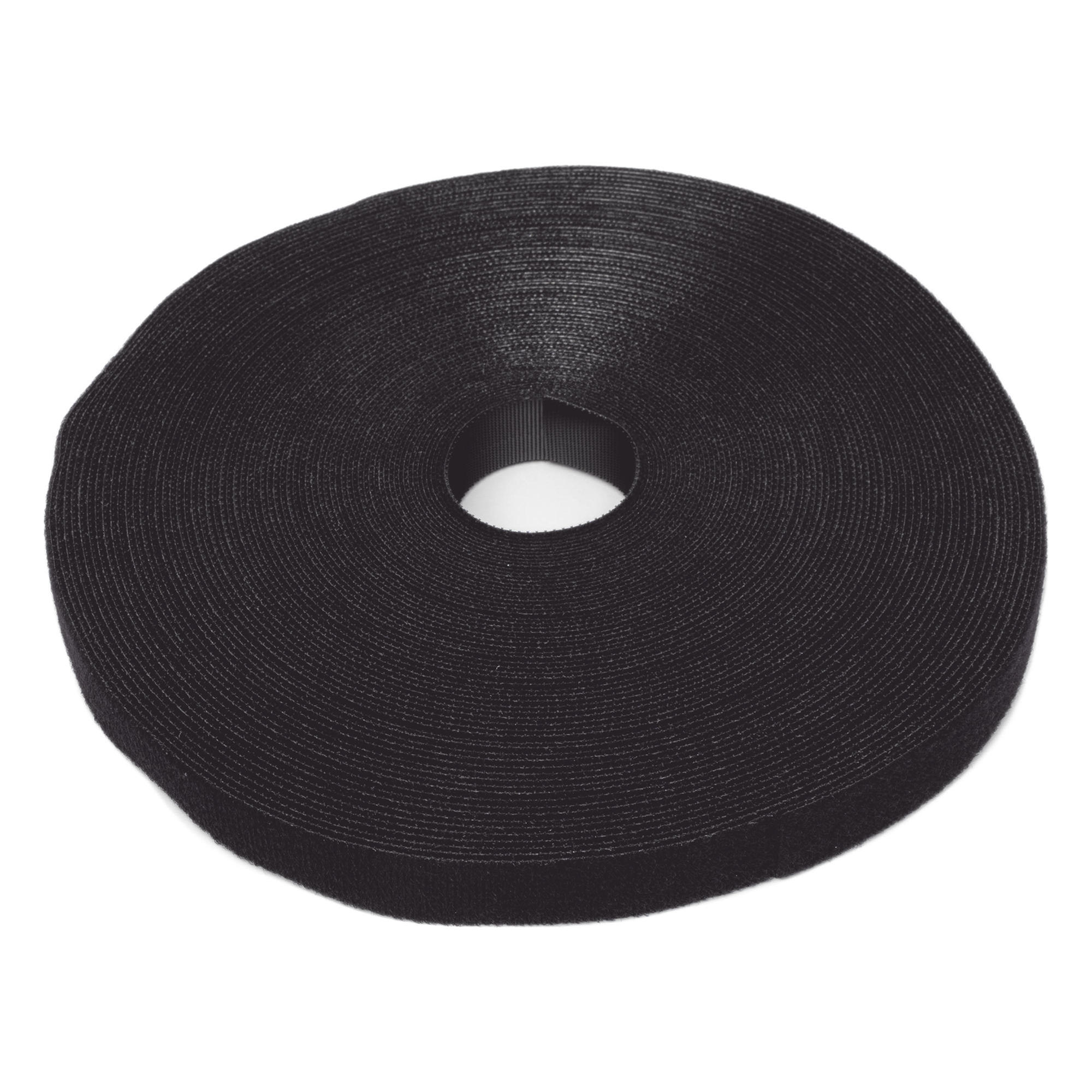 Rollo de Cinta de Contacto, de 75 Pies (22.9m) de Largo, 19.1 mm de Ancho, Color Negro