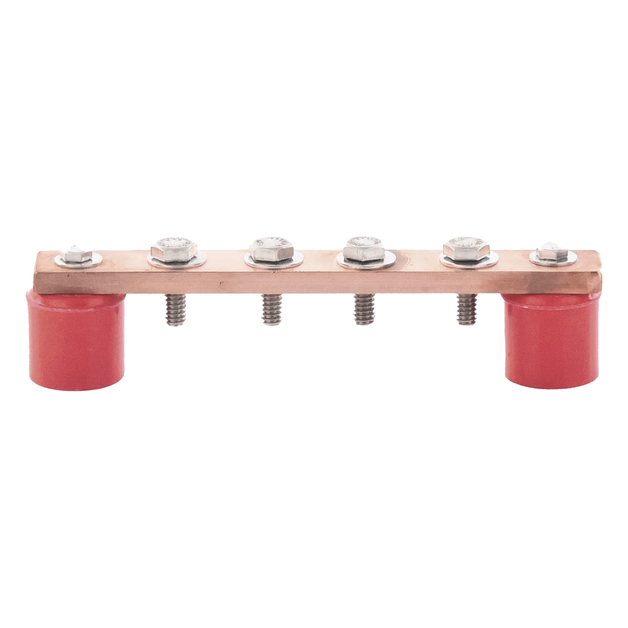 Barra de Unión de Cobre / 4 Contactos / 722 A / Montaje en Gabinete / Diseño Modular — TOTAL GROUND · SKU TG-BPS-7515