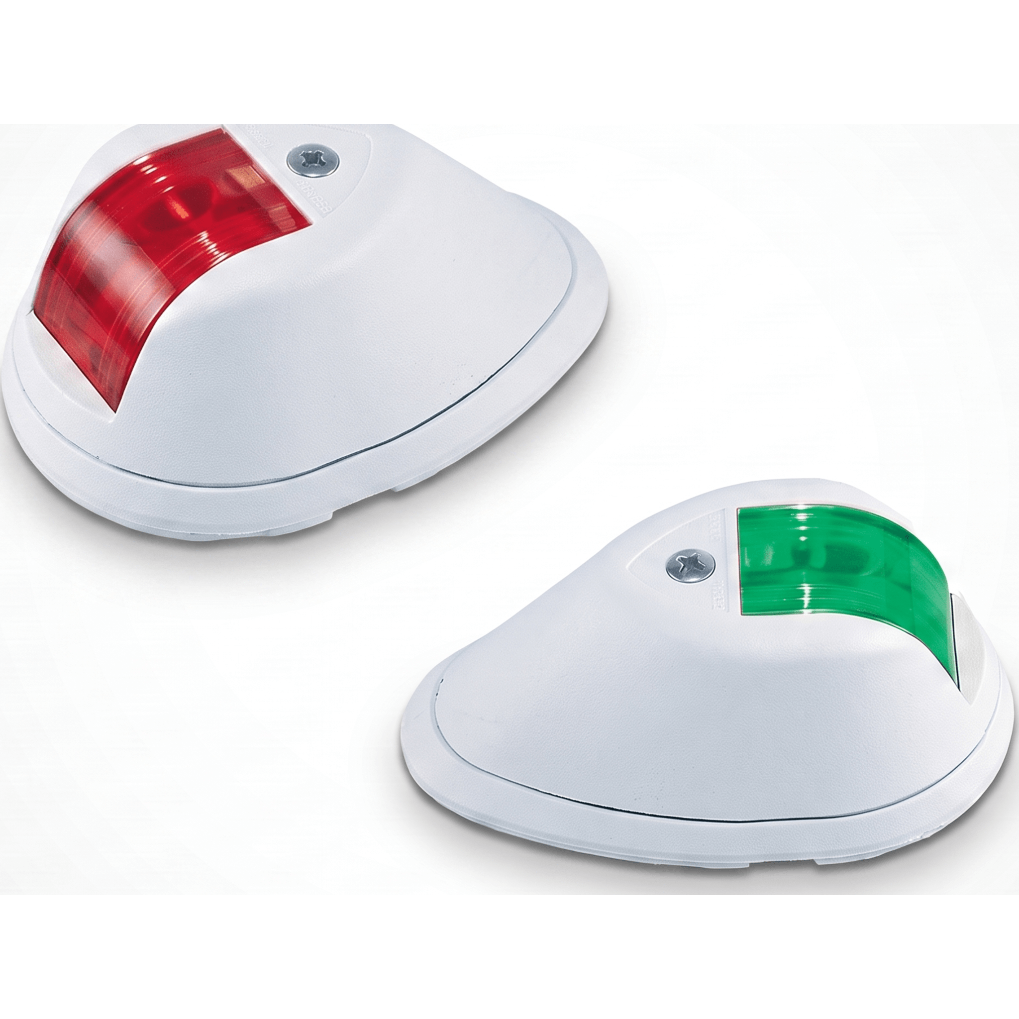 Set de Luces de Navegación Verticales / USCG 2 Millas Náuticas / Rojo y Verde / Hasta 20 m (65.6 ft) / LED 12 VDC / 8 W — PERKO · SKU 0254-W00-DP1