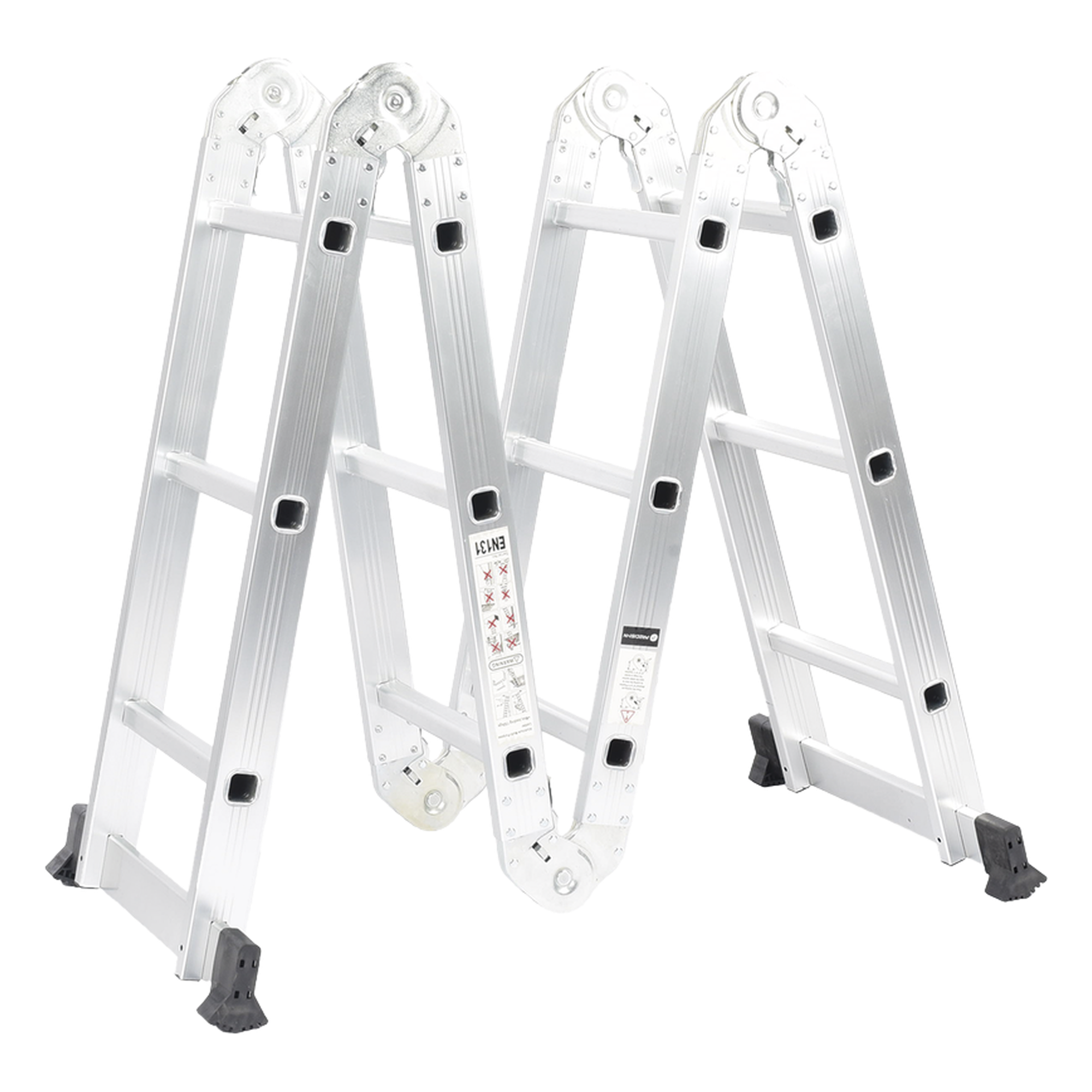 Escalera Multiposiciones / Aluminio Anticorrosión / 11.5 ft / 150 kg / 13 kg — PRECISION · SKU PST-H10-003