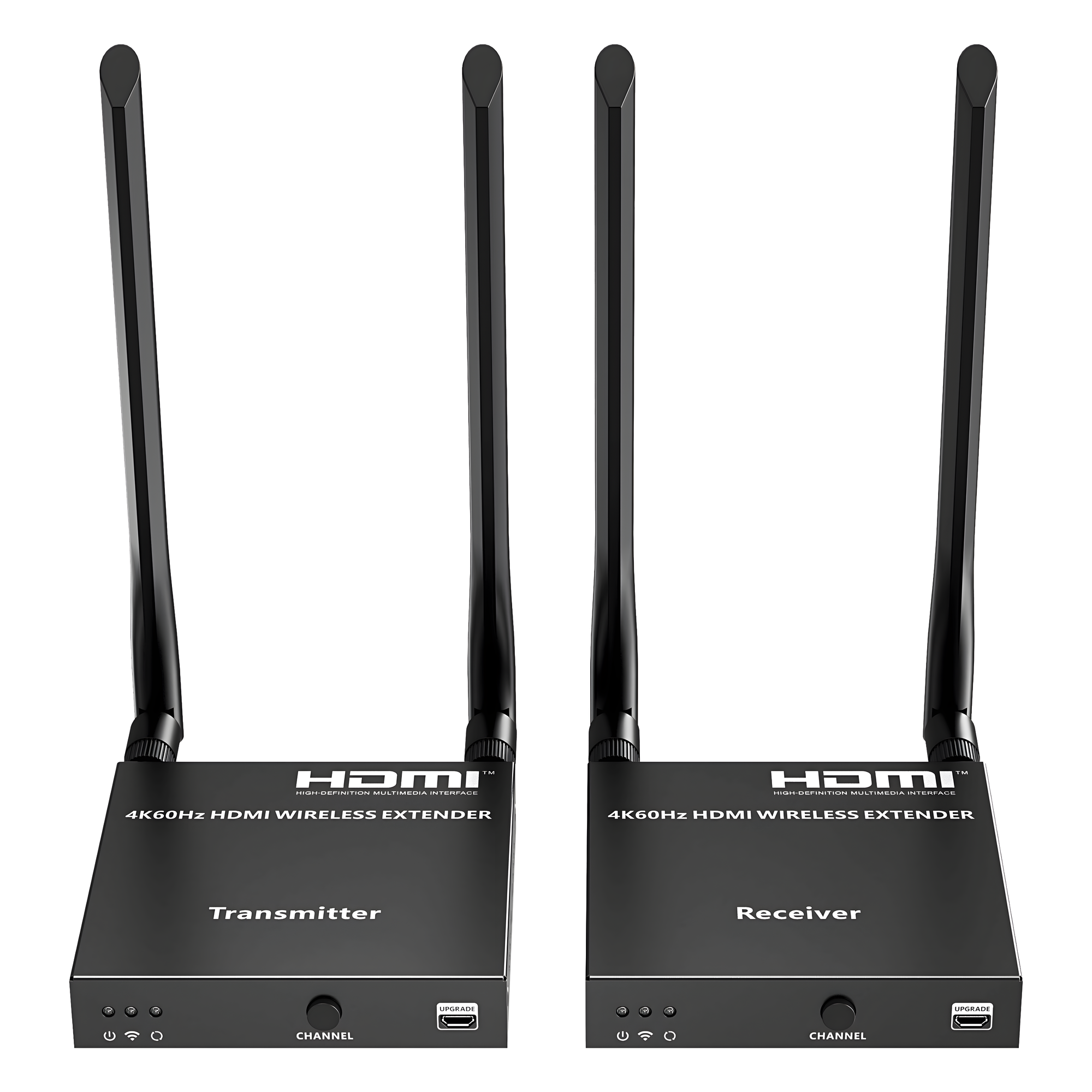 Extensor HDMI Inalámbrico / 4K@60Hz / Resolución 4096x2160 / Tecnología ipcolor STREAM / Banda 5G 5.18-5.24 GHz / Alcance 50 m (164 ft) / Conexión 1 a 4 Pantallas — EPCOM TITANIUM · SKU TT699V2.0