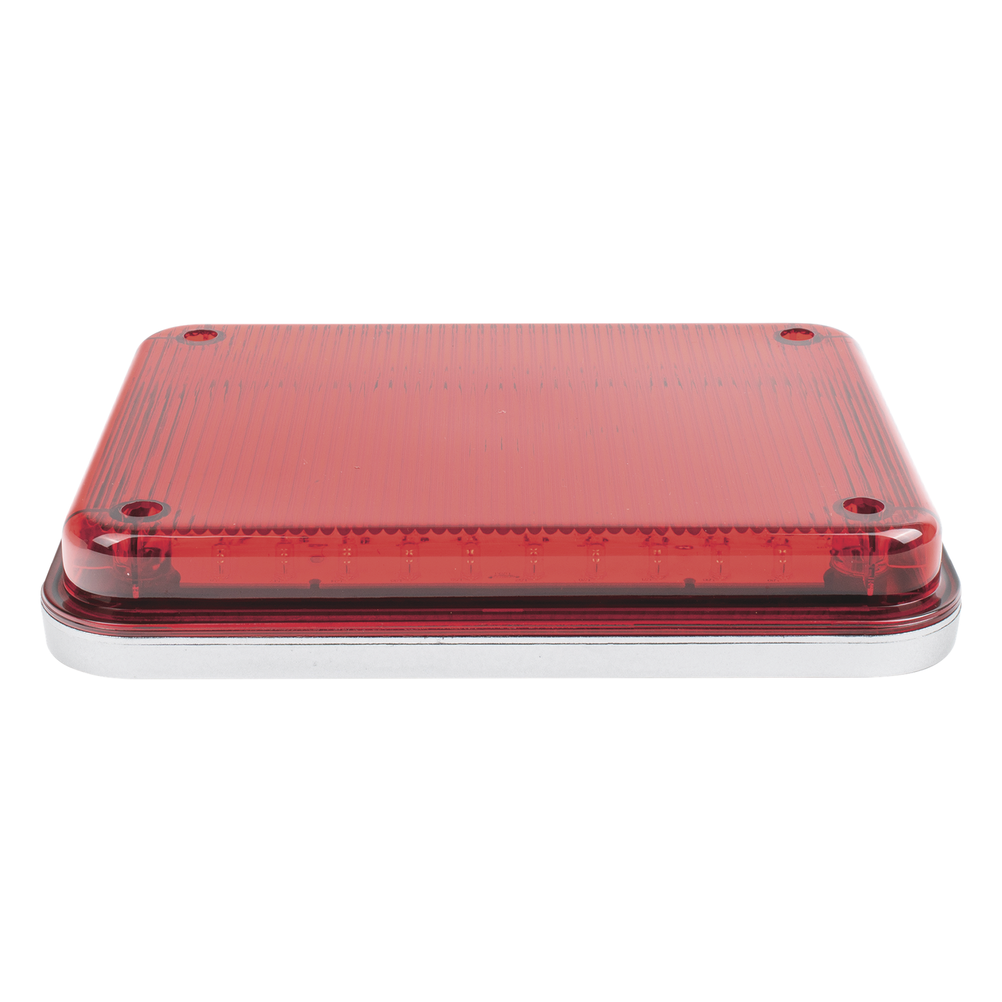 Luz de Advertencia LED / 104 LEDs / 9x7" / 12 VCC / 1 A Máx / 10 Patrones de Destello / Montaje Permanente / Rojo — EPCOM INDUSTRIAL SIGNALING · SKU XLTE515R