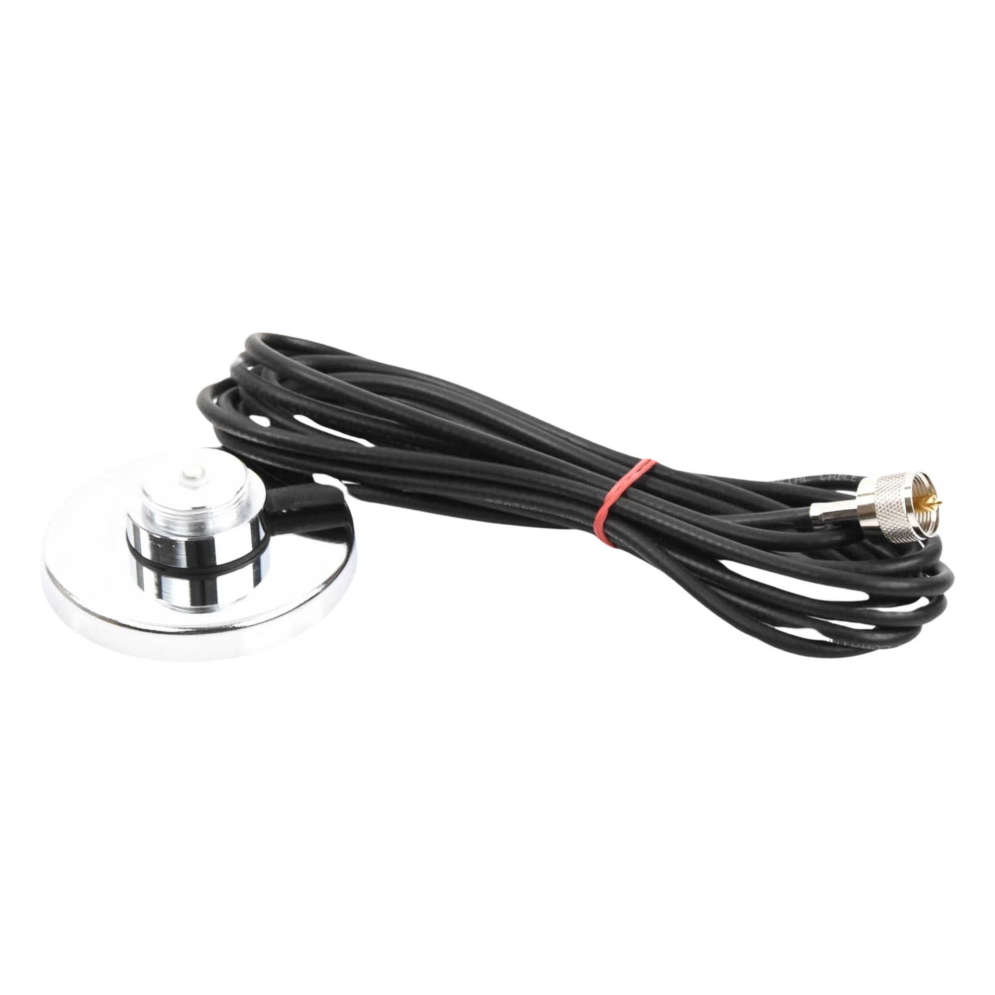 Montaje Magnético para Antena / NMO 3/4" / Cable RG58U 3.5 m (11.5 ft) / Conector UHF Macho PL259 / 50Ω / Exterior