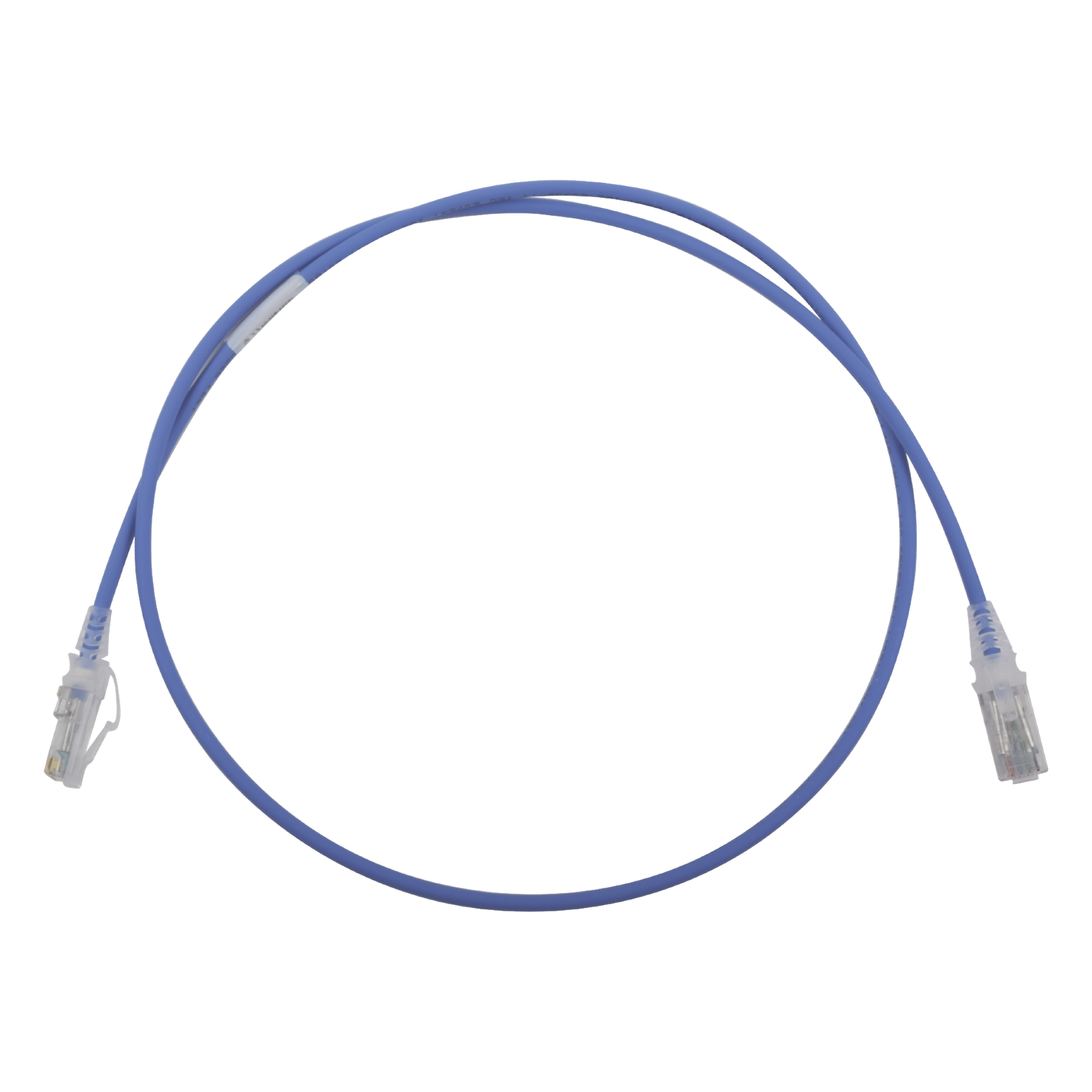 Patch Cord Cat6 UTP / CM/LS0H / 0.91 m (3 ft) / 28AWG Diámetro Reducido / Azul — SIEMON · SKU MC6-03-0628
