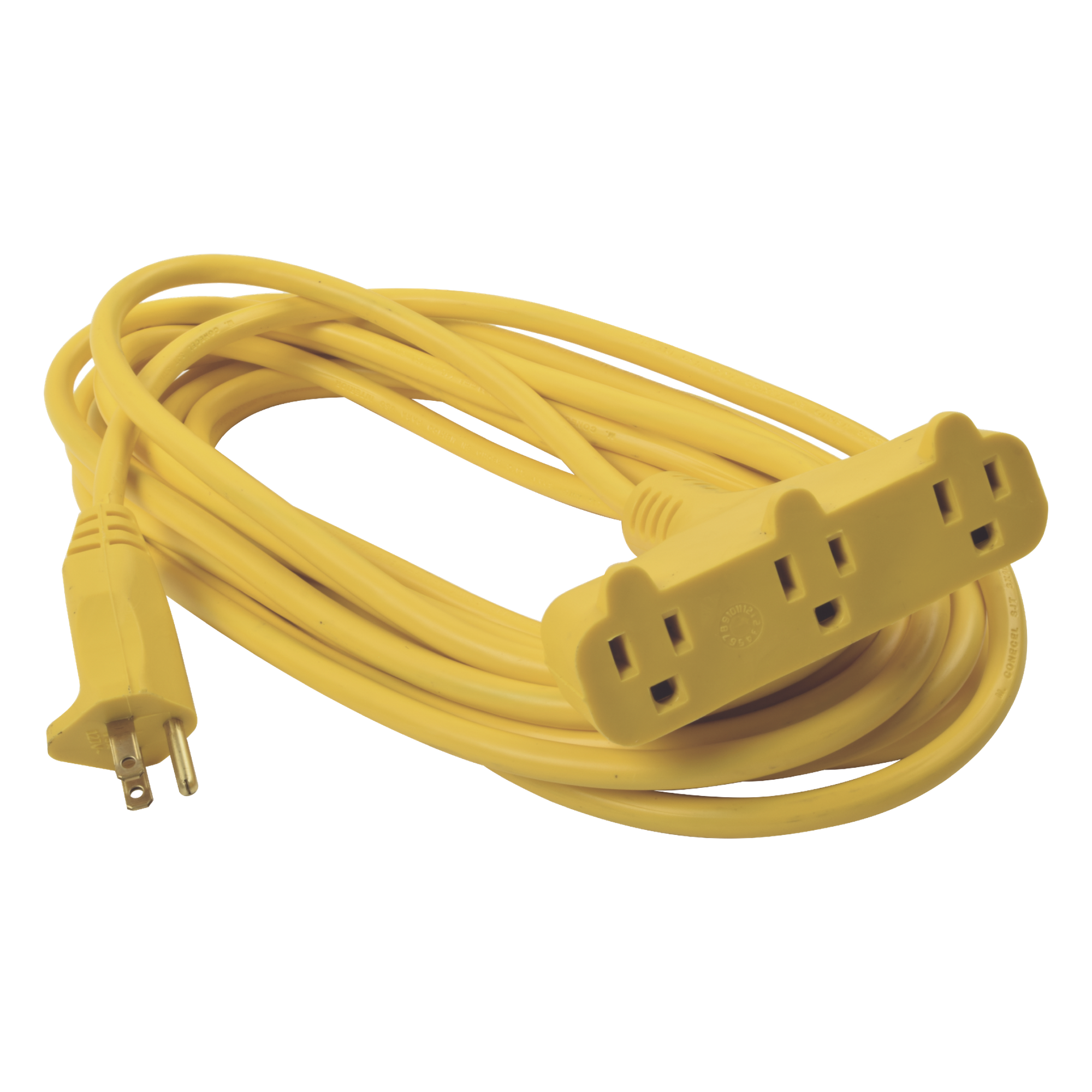 Extensión Eléctrica Tipo Abanico / Uso Rudo / 8 m (26.2 ft) / 127 V CA / 10 A Máximo / Calibre 16 AWG / Doble Aislamiento — SURTEK · SKU SYS-136050