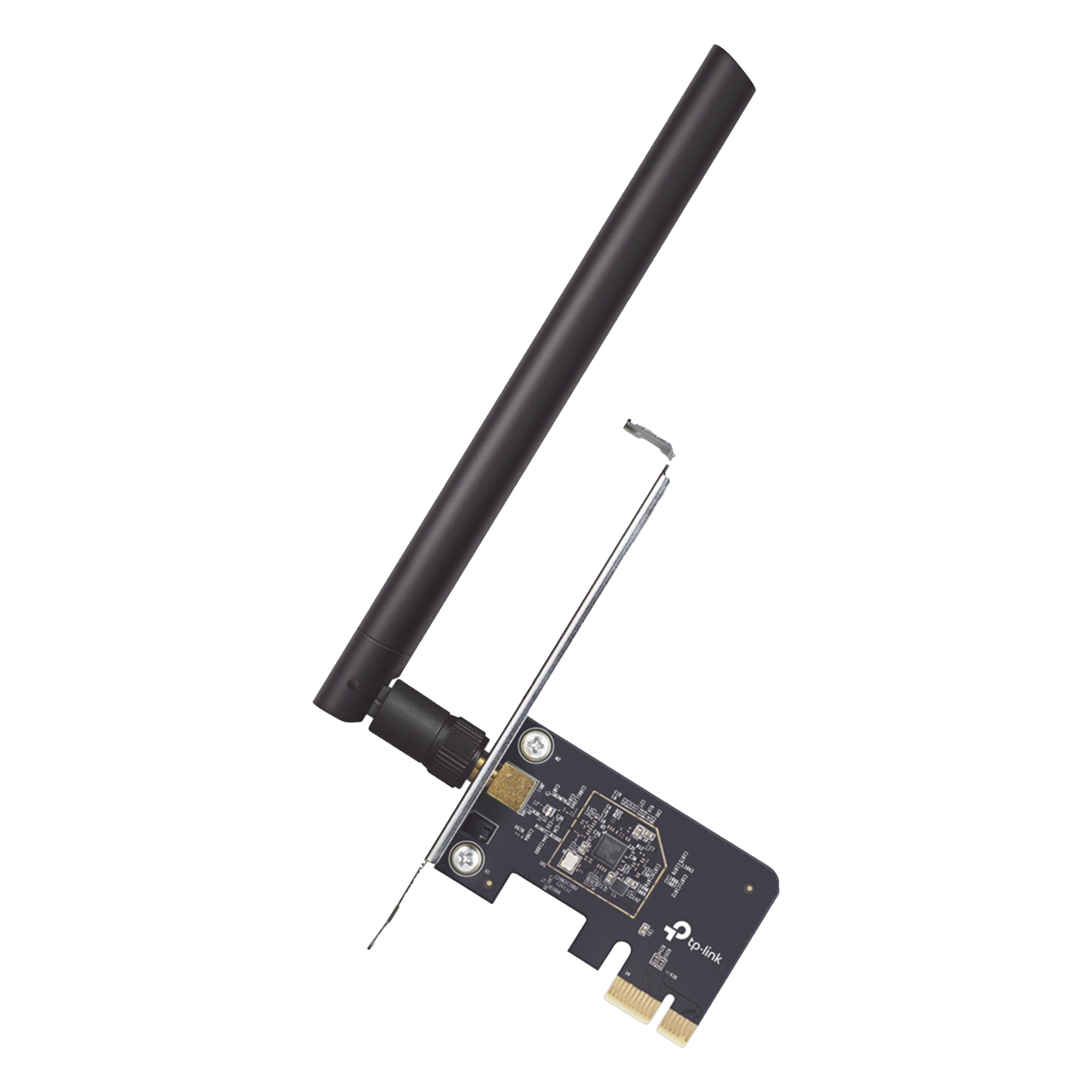 Adaptador PCI Express Inalámbrico / Dual Band AC 600 Mbps / MU-MIMO / Antena Omnidireccional 2 dBi / WPA3 / Perfil Bajo y Completo — TP-LINK · SKU ARCHER-T2E