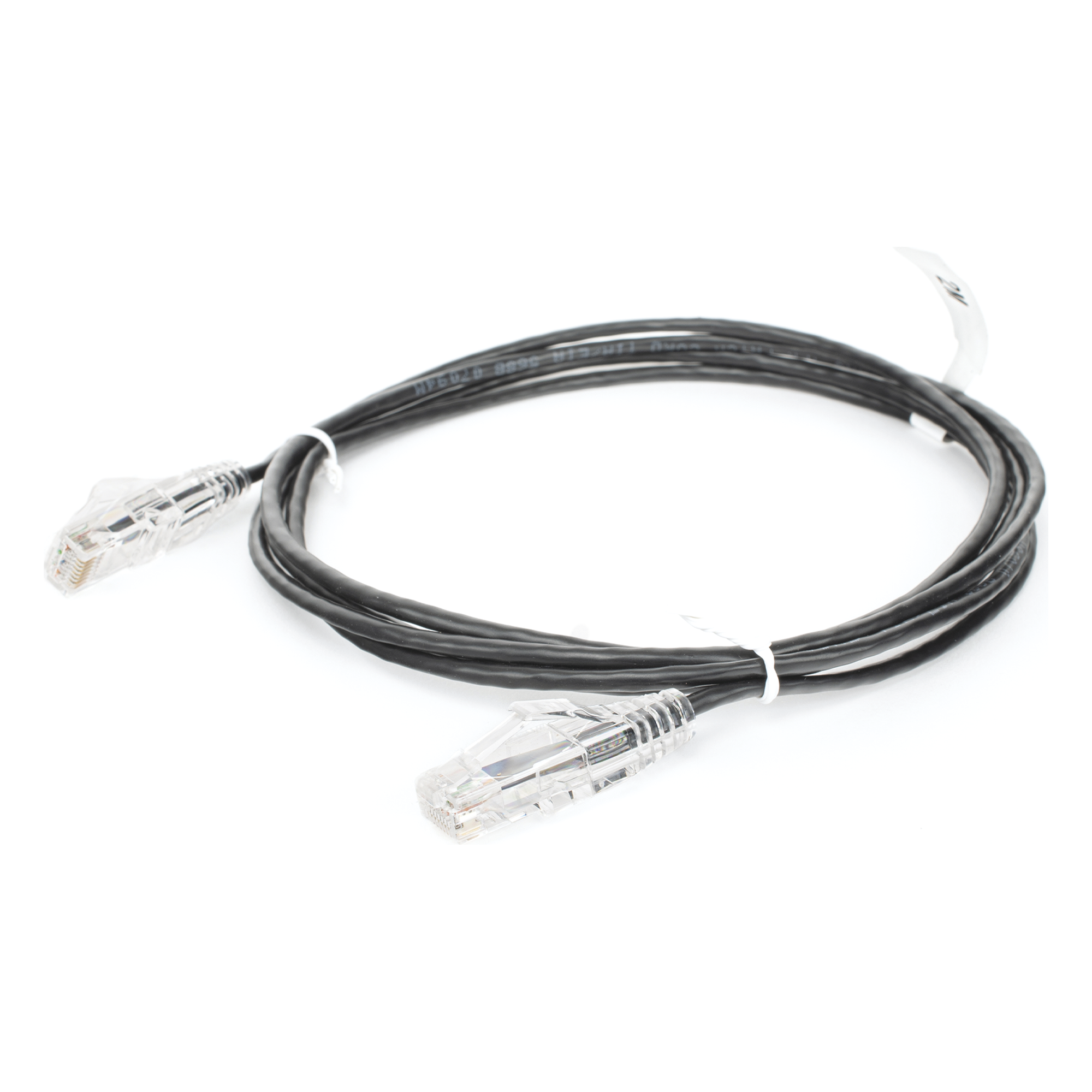 Cable de Parcheo Slim UTP Cat6 / 28 AWG / 2 m (6.56 ft) / 1 Gbps / RJ45 Chapado en Oro