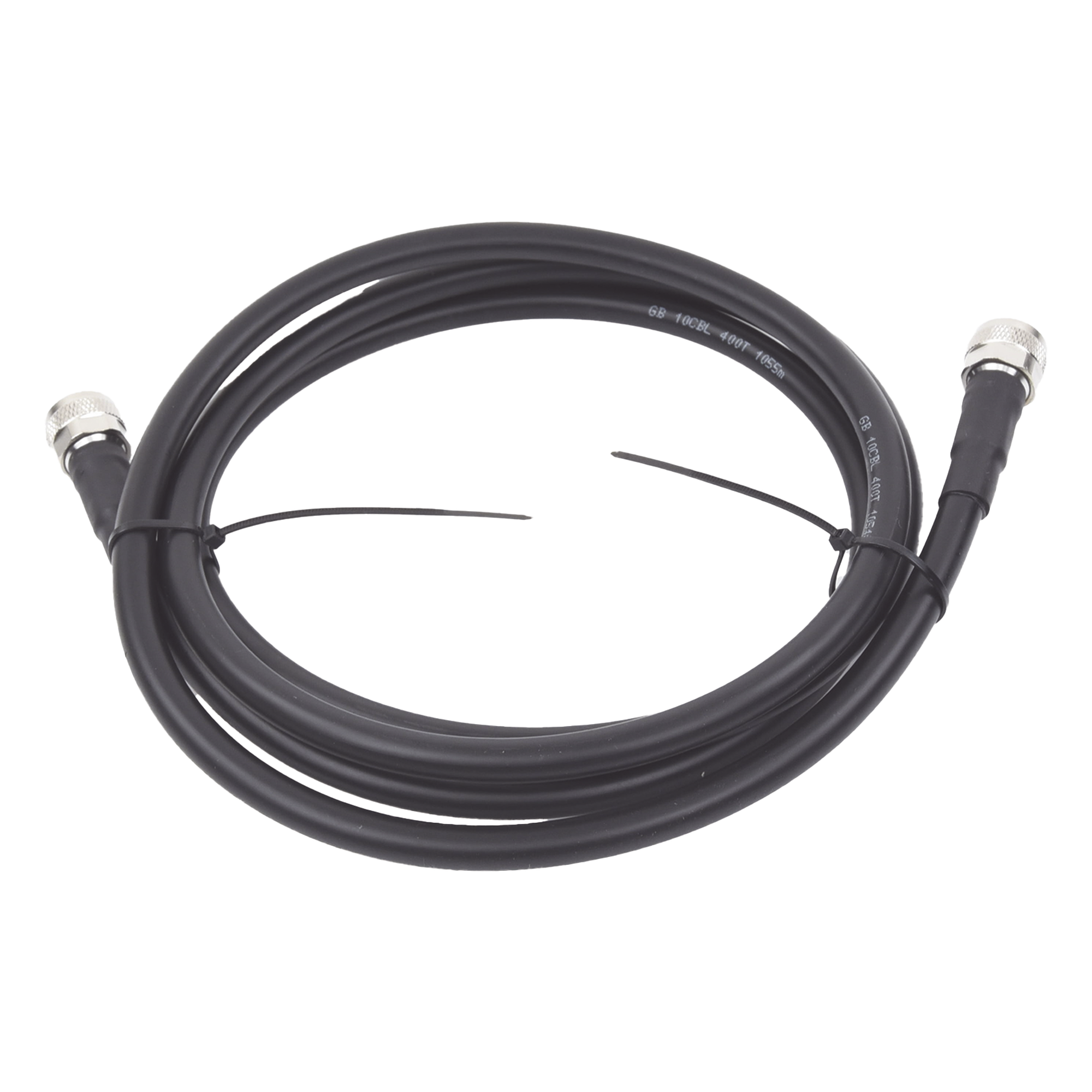 Cable Coaxial de RF / 50 Ω / 2 m (6.56 pies) / Conectores N Macho / Atenuación 19.7 dB/100m a 2.0 GHz