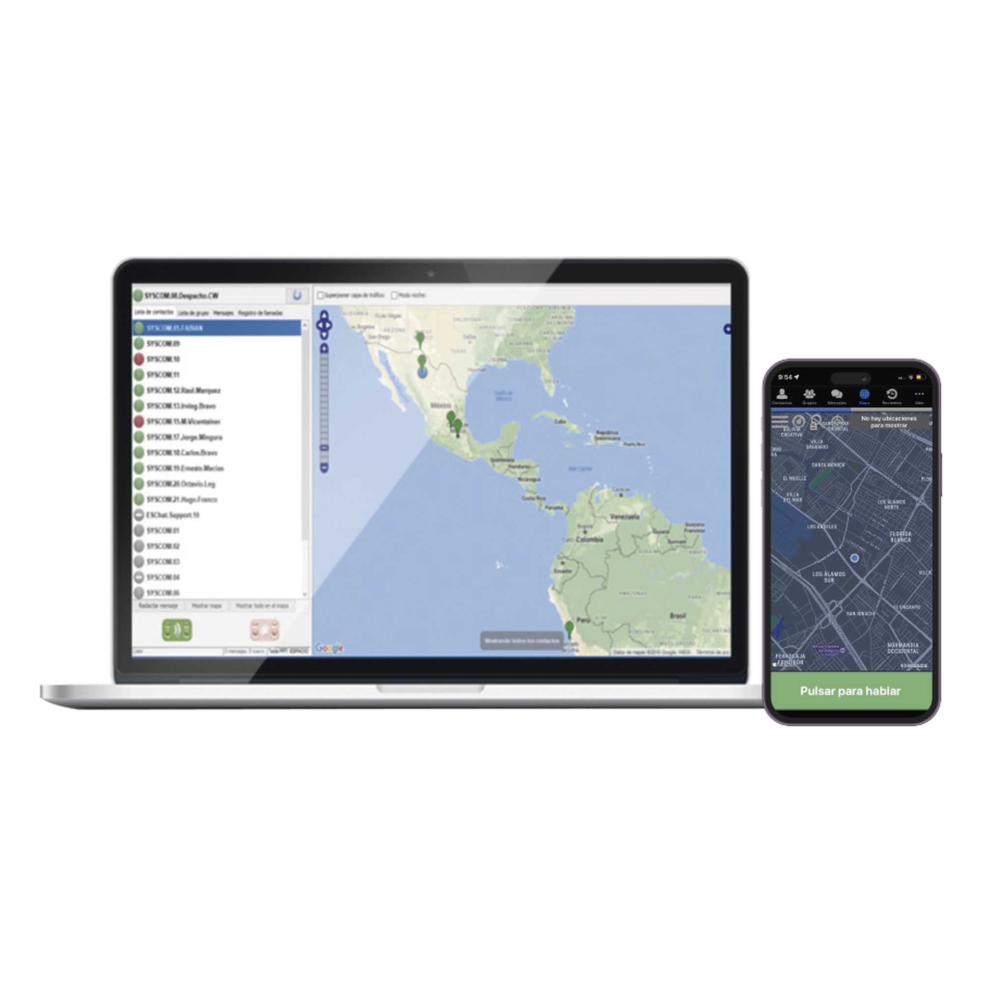 Licencia Anual / Comunicación PoC / Multiplataforma Android iOS PC / Encriptación AES-256 / Audio HD 16 kHz / Integración Radio Analógica y LTE
