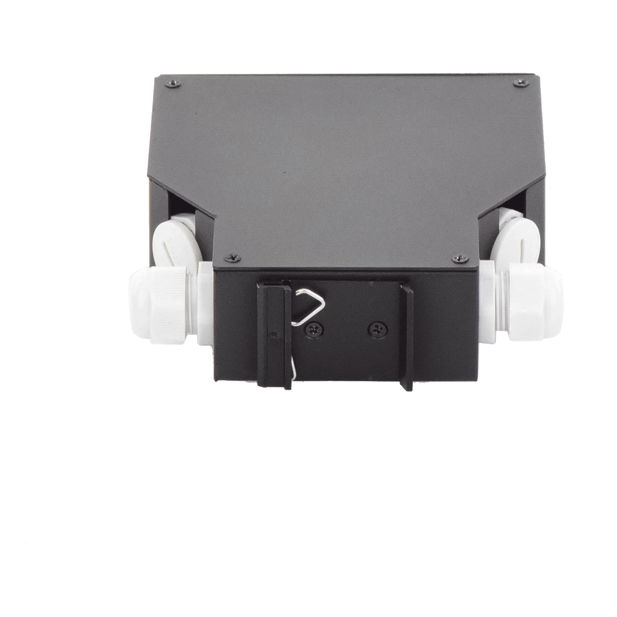 Distribuidor de Fibra Óptica / Riel DIN / 6 Acopladores SC/APC Dúplex Monomodo / Charola 24 Fusiones / 1.57 x 4.96 x 5.59 in