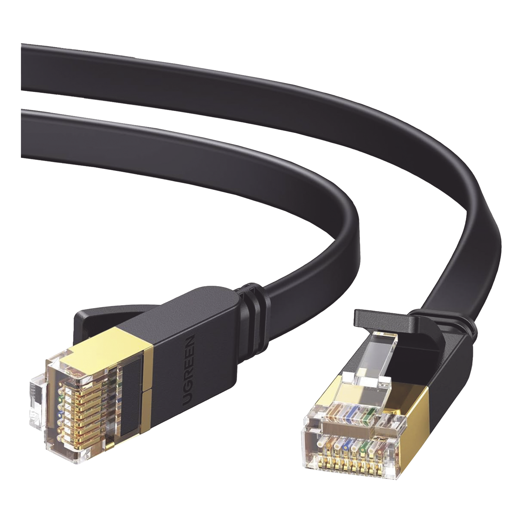 Cable Ethernet Plano Cat7 U/FTP / 10 Gigabit / 600 MHz / 1 Metro (3.28 Pies) — UGREEN · SKU 11260