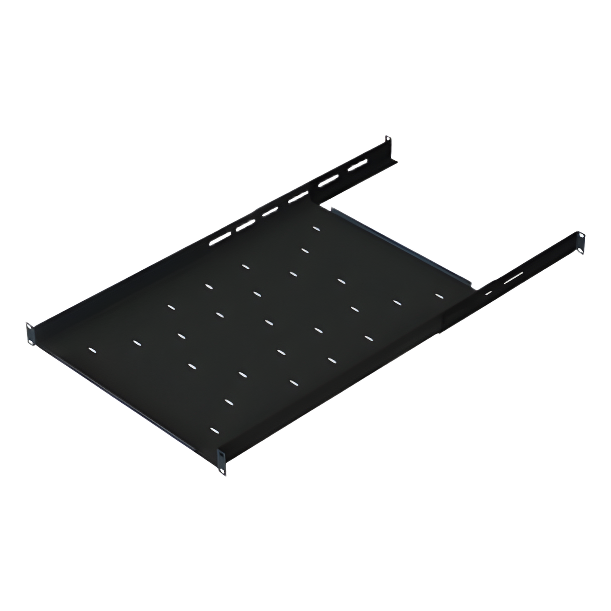 Charola Ajustable para Rack / 19" / 1U / Profundidad 633-816 mm (2.08-2.68 ft) / Acero Calibre 16 / Carga 44 kg (97 lb) — LINKEDPRO BY EPCOM · SKU CH-QR1