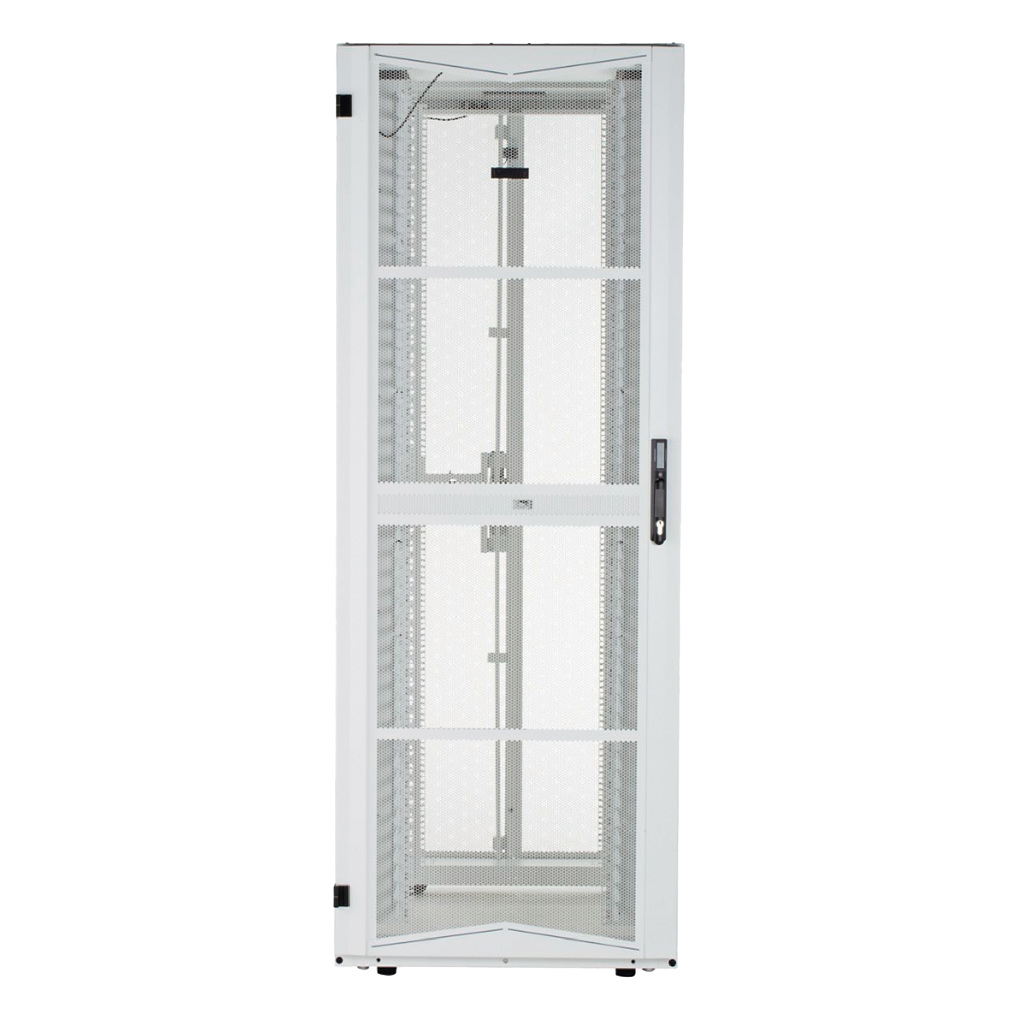 Gabinete para Centros de Datos / 42 UR / 600 mm Ancho / 1070 mm Profundidad (3.5 pies) / Acero / Blanco