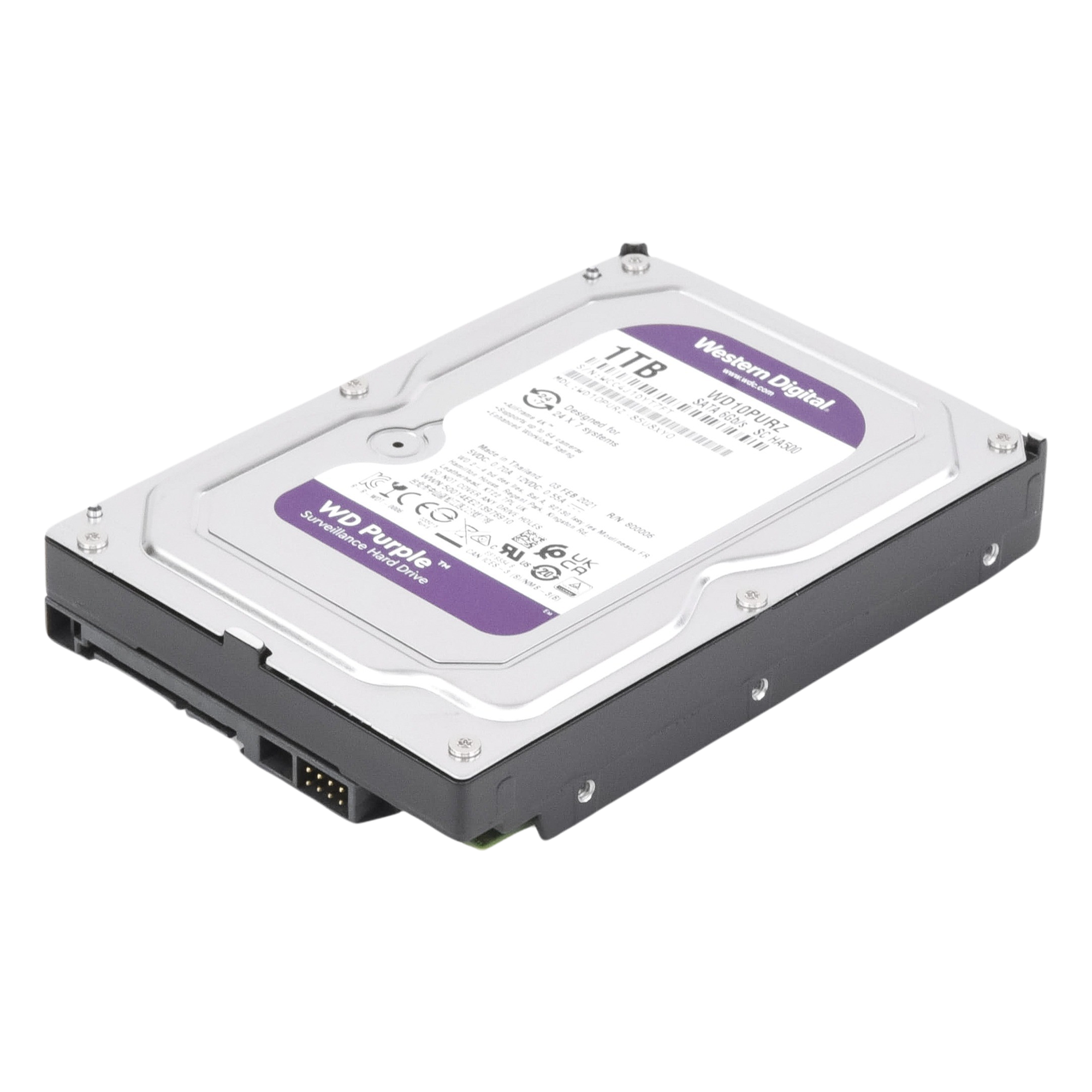 Disco Duro Purple de 1 TB / 5400 RPM / Optimizado para Soluciones de Videovigilancia / Uso 24-7 / 3 Años de Garantia