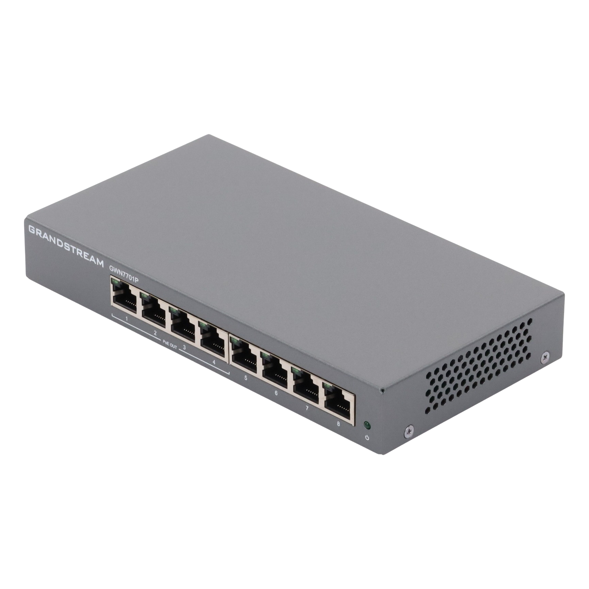 Switch PoE+ Gigabit No Administrable / 8 Puertos 10/100/1000 Mbps / 4 Puertos PoE+ 60W / 16 Gbps / 8K MAC