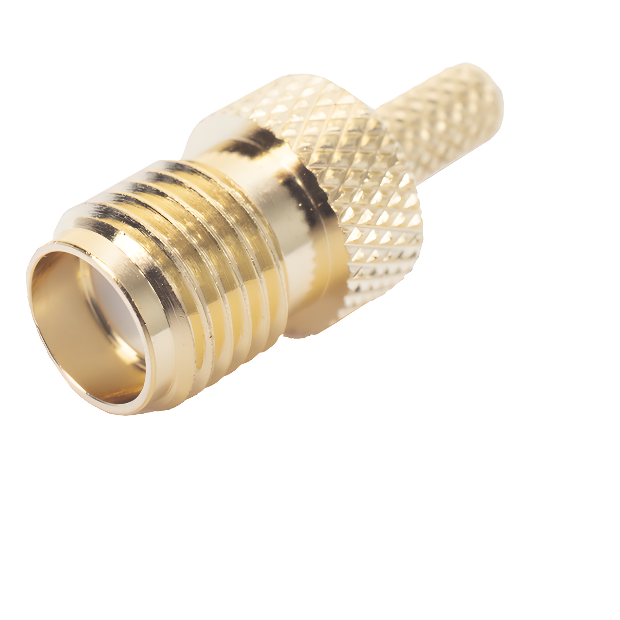 Conector SMA / Hembra Inverso / Anillo Plegable / RG-174/U / BELDEN 8216 / 0.18 in Diámetro — RF INDUSTRIES,LTD · SKU RP-3050-1B