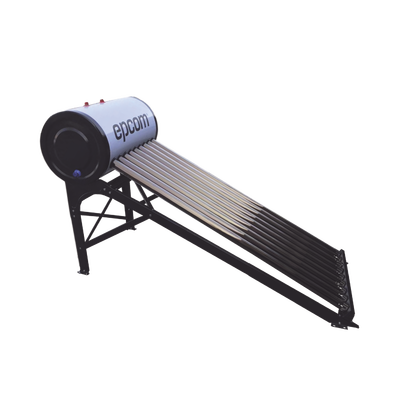 Bóiler Solar de 90L, Baja Presión con 9 Tubos de Vacío de Mayor Resistencia y Termotanque Inoxidable de Grado Alimenticio, Resistentes a Granizo de Hasta 25 mm/ l , Incluye Anodo de Magnesio 