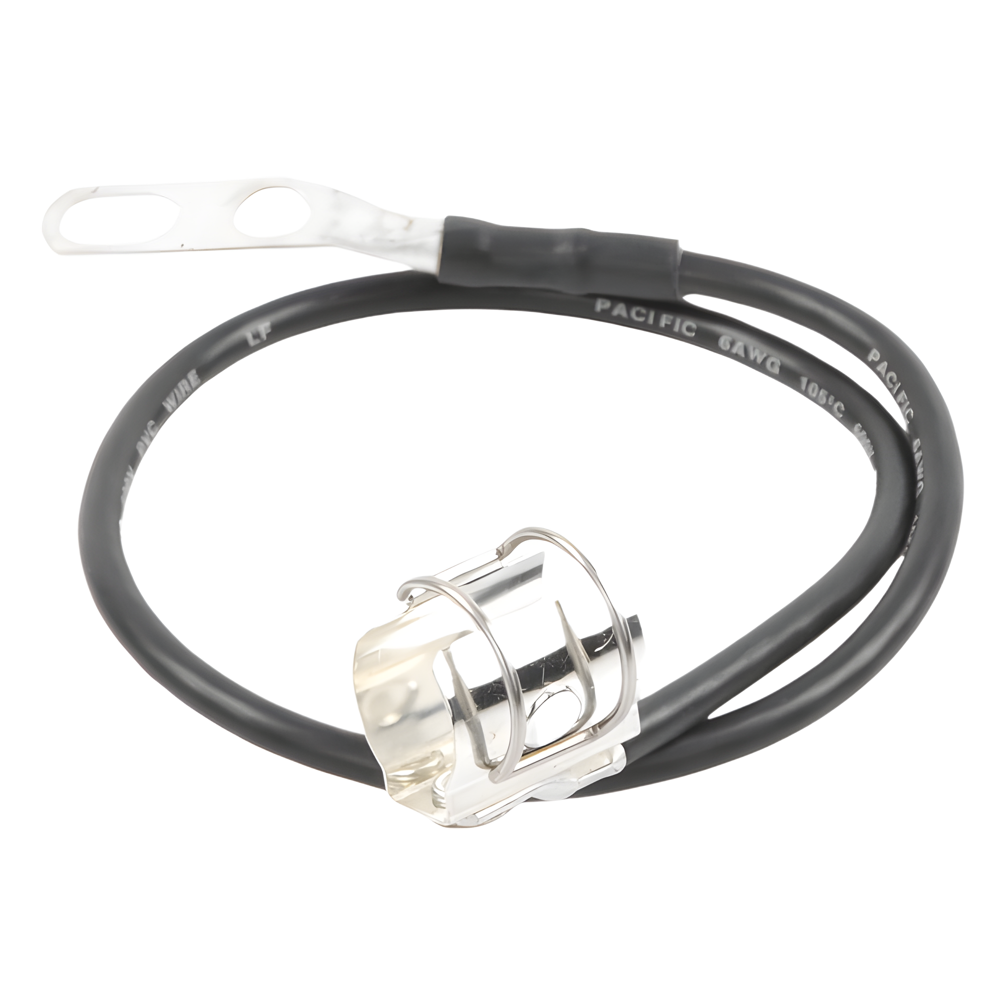 Kit de Aterrizaje para Cable Coaxial 7/8" / Conductor Calibre 6 / Longitud 609.6 mm (24") / Acero Inoxidable / Terminal 1 o 2 Puntos