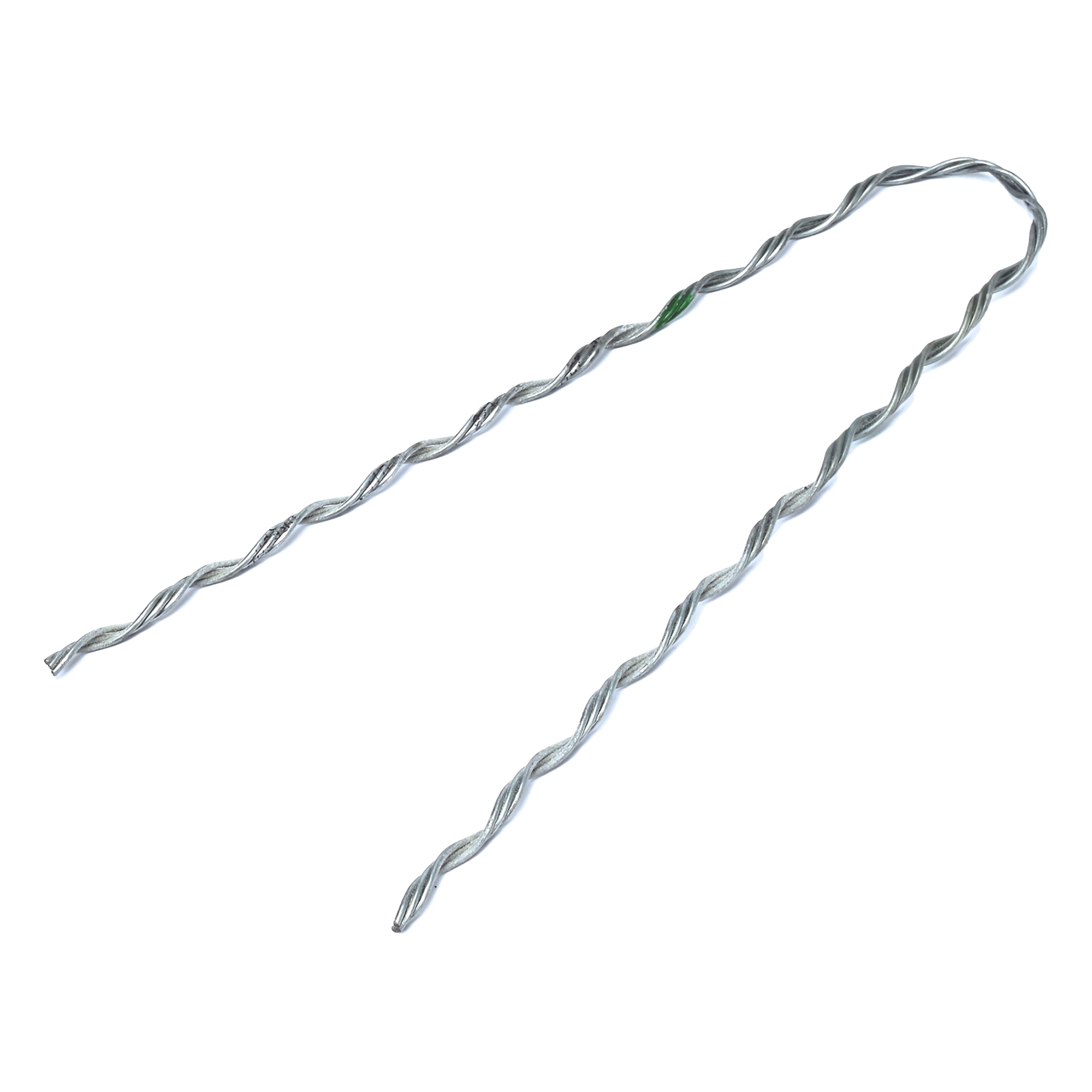 Remate Preformado Retenida / Acero Galvanizado / Cable Figura 8 con Mensajero 3.1 mm / Tensión 1746 kg / Longitud 304.8 mm (12') / Pierna Dispareja