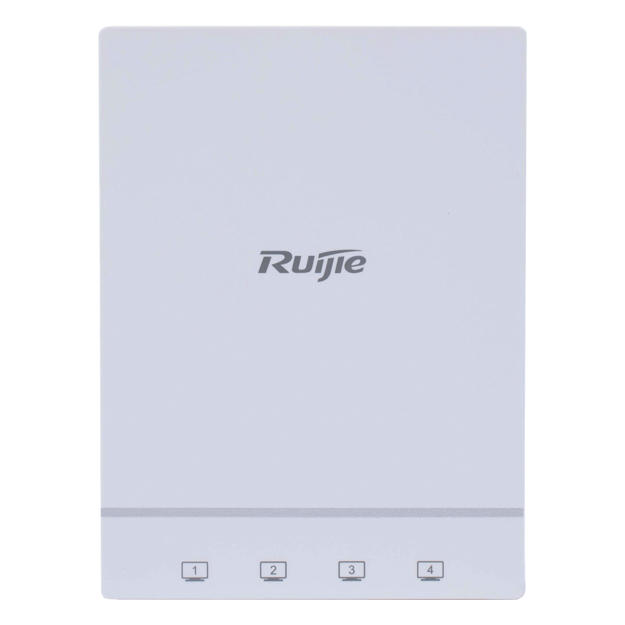 Punto de Acceso Wi-Fi 6 / Hasta 1.7 Gbps / Doble Banda 2.4+5 GHz / 2x2 MU-MIMO / 4 LAN + 1 WAN PoE / Montaje en Pared — RUIJIE · SKU RG-AP180