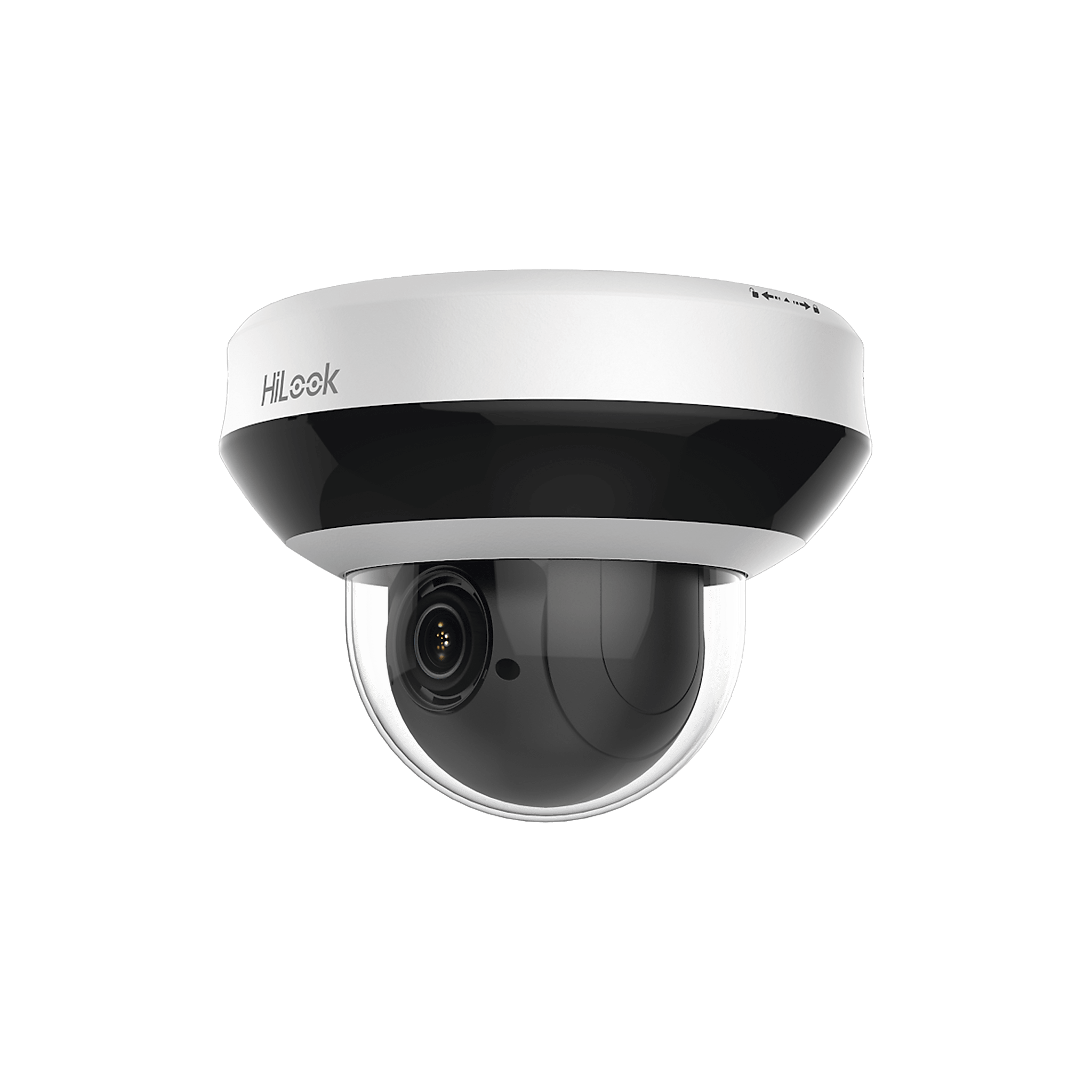 Mini PTZ IP 2 Megapixel / 4X Zoom / Audio Bidireccional / H.265+ / 20 mts IR EXIR / WDR 120 dB / PoE / IK10 / IP66 / Ultra Baja Iluminación / Micrófono Integrado / Micro SD