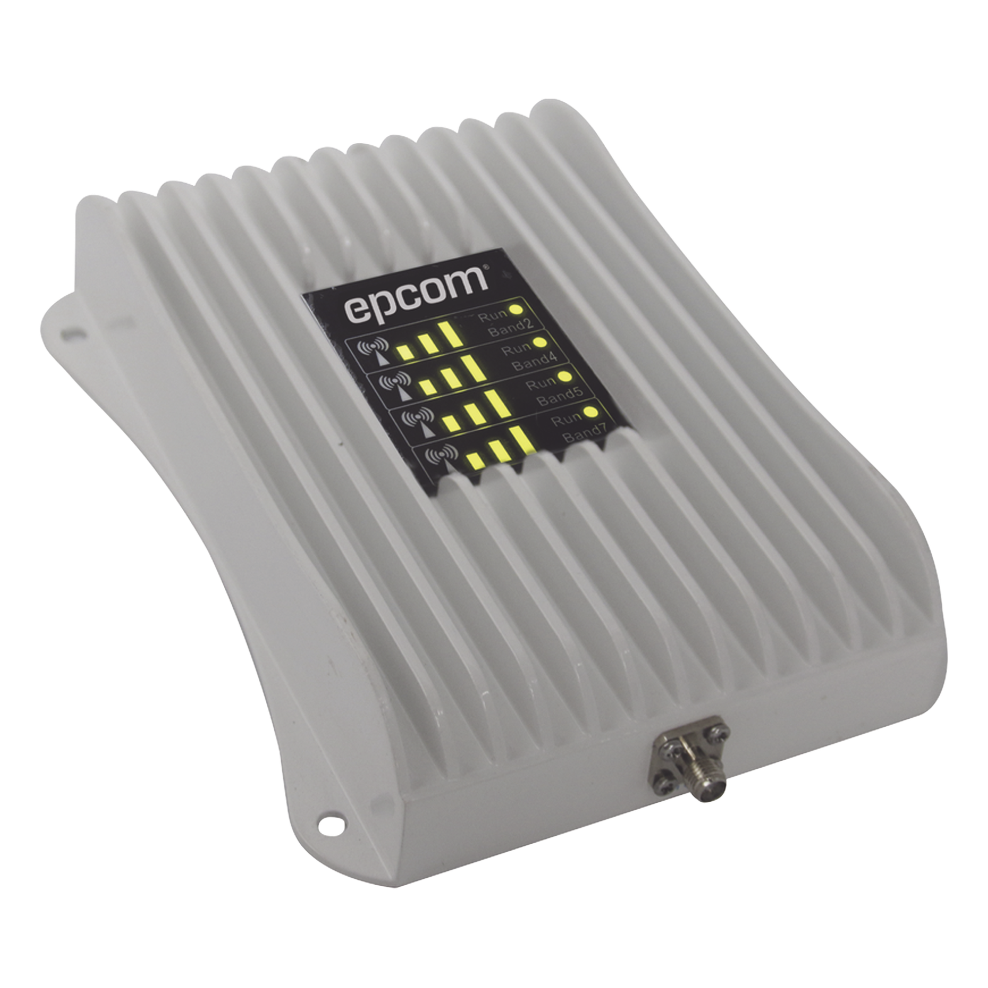 Amplificador de Señal Celular para Vehículo / Cuatribanda 850/1900/1700/2100/2500/2600 MHz / Ganancia 50 dB / Multioperador y Multidispositivo / 12 VCC