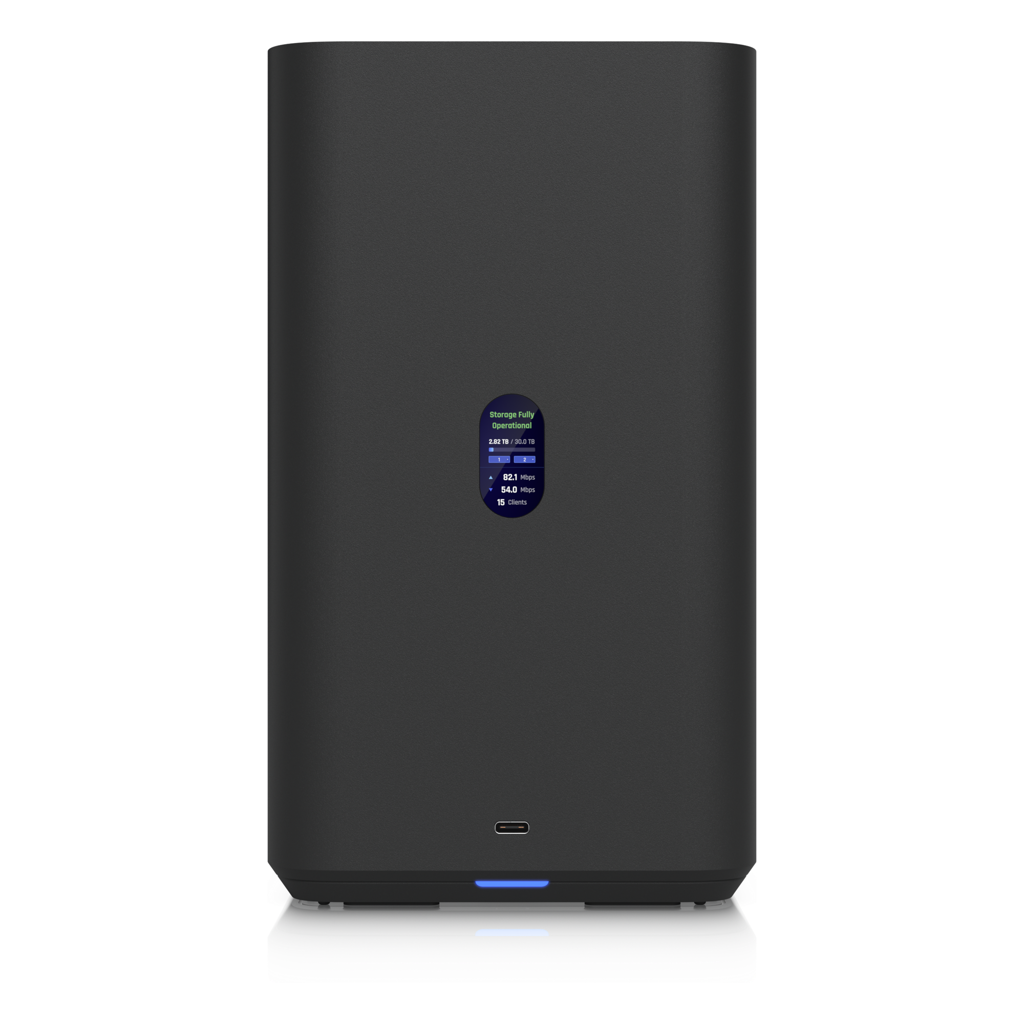 UniFi UNAS-2 – Servidor NAS Compacto de 2 Bahías para HDD 3.5" SATA, Puerto 2.5 GbE, USB-C y PoE++