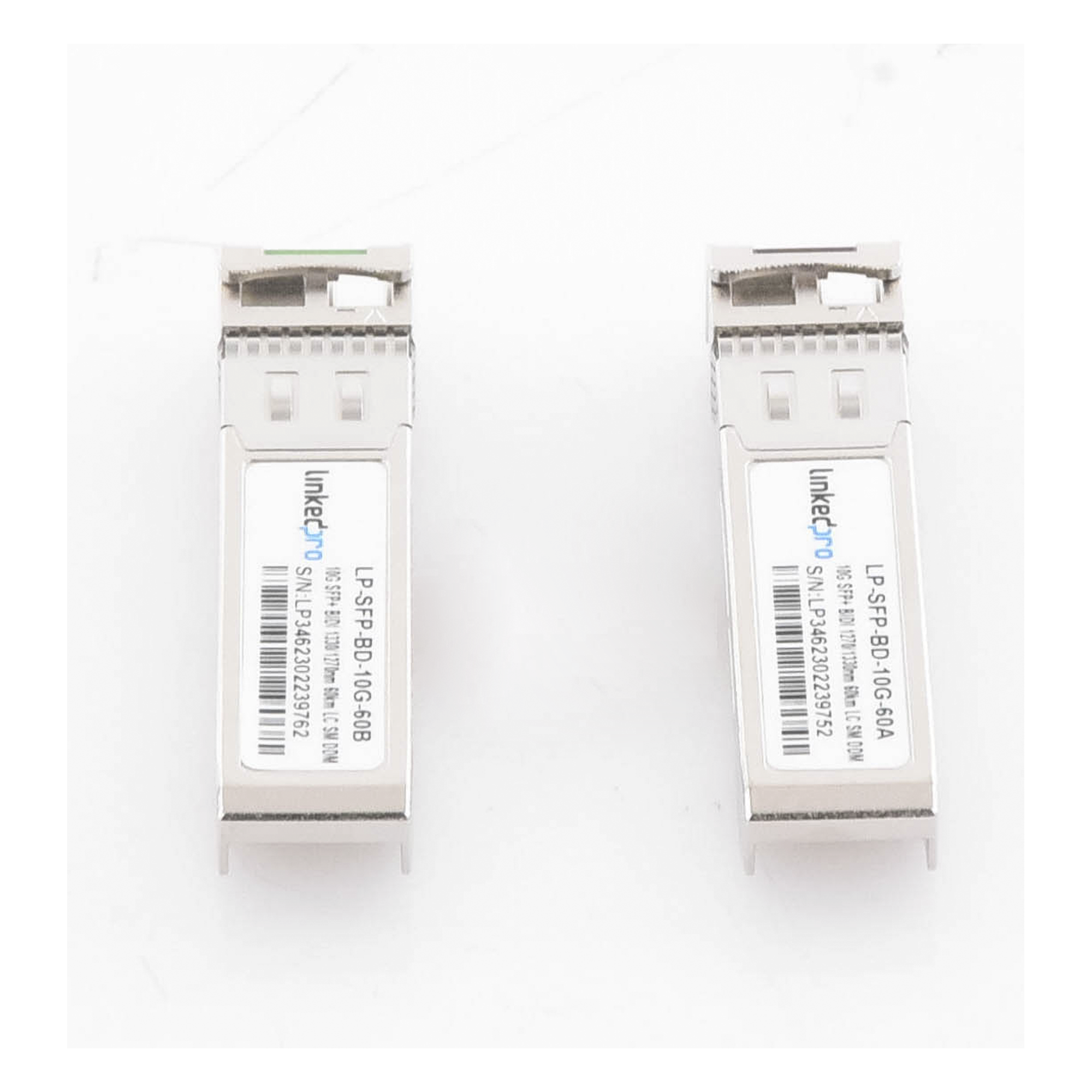Transceptor Óptico SFP+ / 10 Gbps / Monomodo / Bidireccional 1270/1330 nm / Alcance 60 km (196.8 ft) / LC/UPC Simplex / DDM