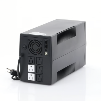 UPS de 1200VA/720W / Topología Línea Interactiva / Entrada y Salida 120 Vca / Clavija NEMA 5-15P / 6 Tomas NEMA 5-15R 