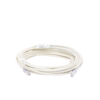 Cable de Parcheo TX6, UTP Cat6, 24 AWG, CM, Color Blanco Mate, 9.14 Metros (30 Pies)