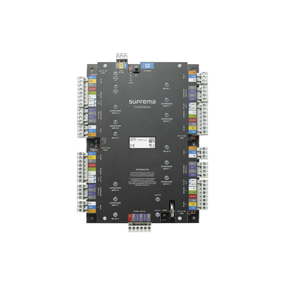 CoreStation Panel de Control de Acceso / Biometría Integrada / Compatible con Sistema de Elevadores / 200,000 Huellas  / 4 Puertas