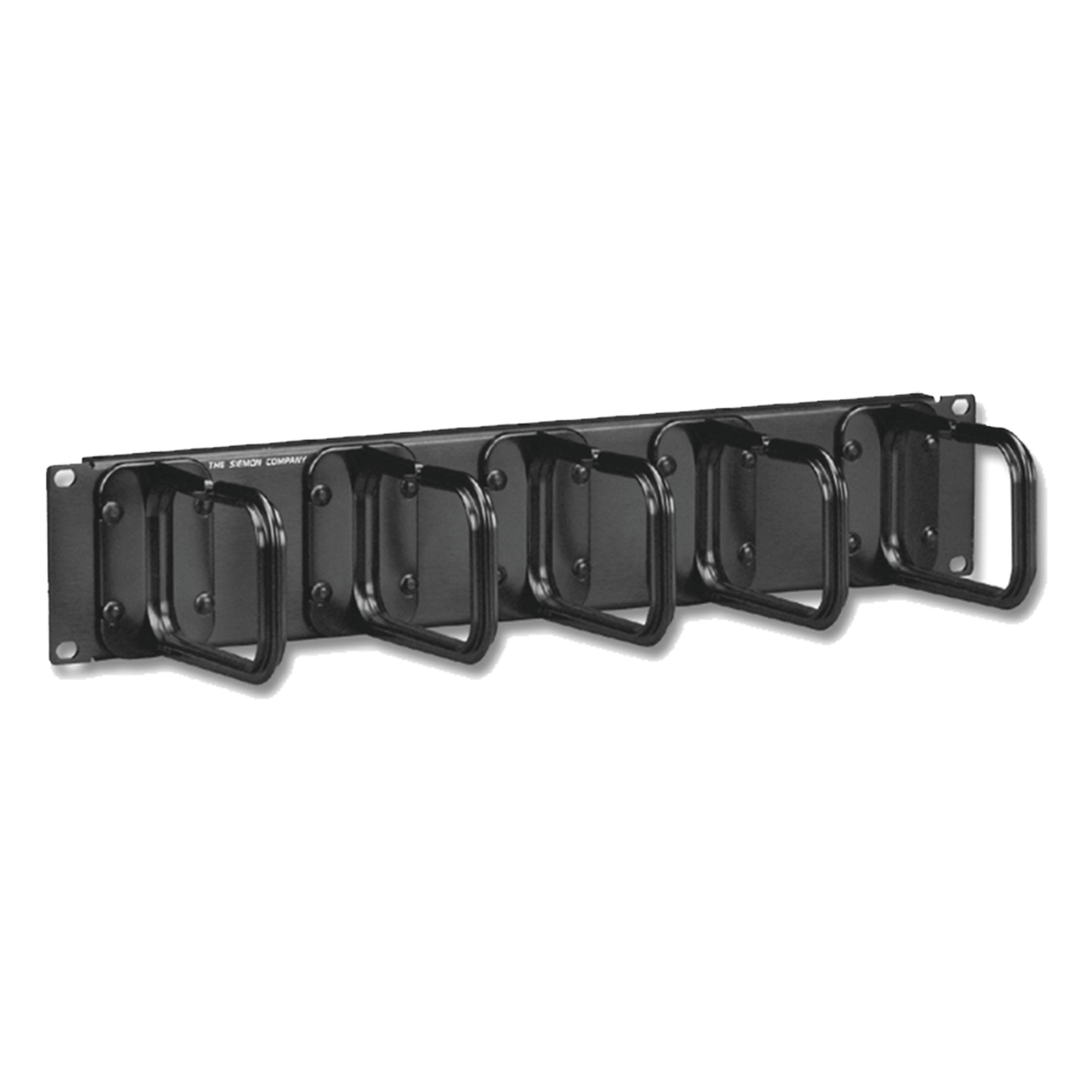 Organizador de Cable Horizontal / 2U / 5 Soportes / Montaje Aéreo / 19" — SIEMON · SKU WM-145-5