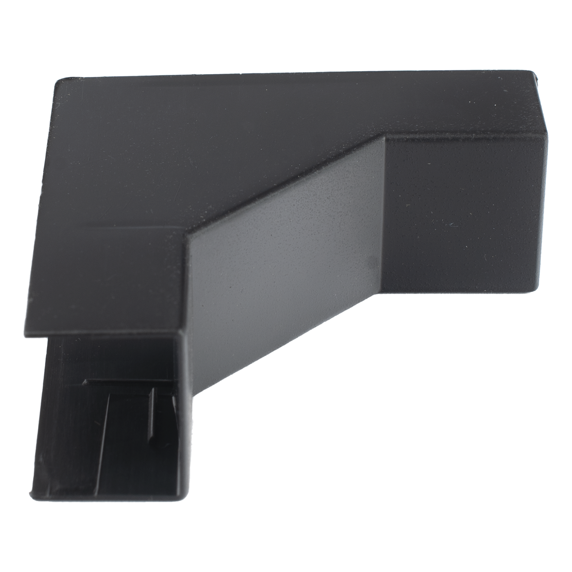 Esquinero Interior Color Negro de PVC Auto Axtinguible, Para Canaleta TMK-1720-N-CC (5220-02003)