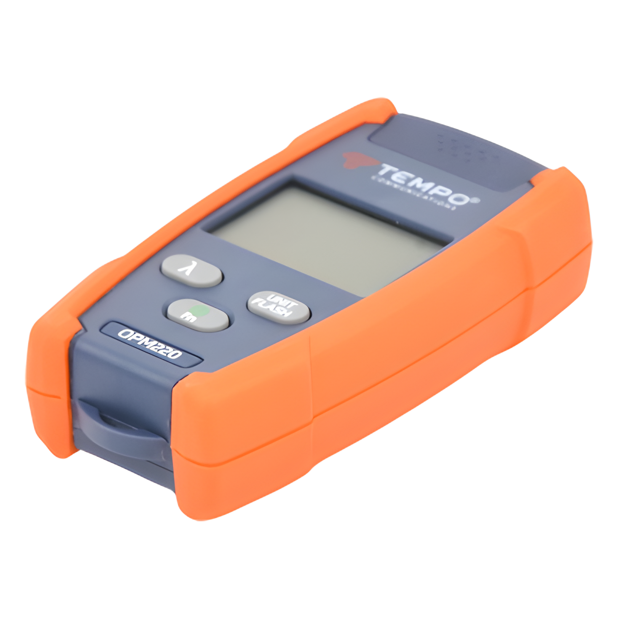 Medidor de Alta Potencia (Micro OPM) para Fibra Óptica con Localizador Visual de Fallos (VFL), Entrada Universal de 2.5 mm (para Conectores SC, ST y FC), Rango de Medición: -50 a +26 dBm