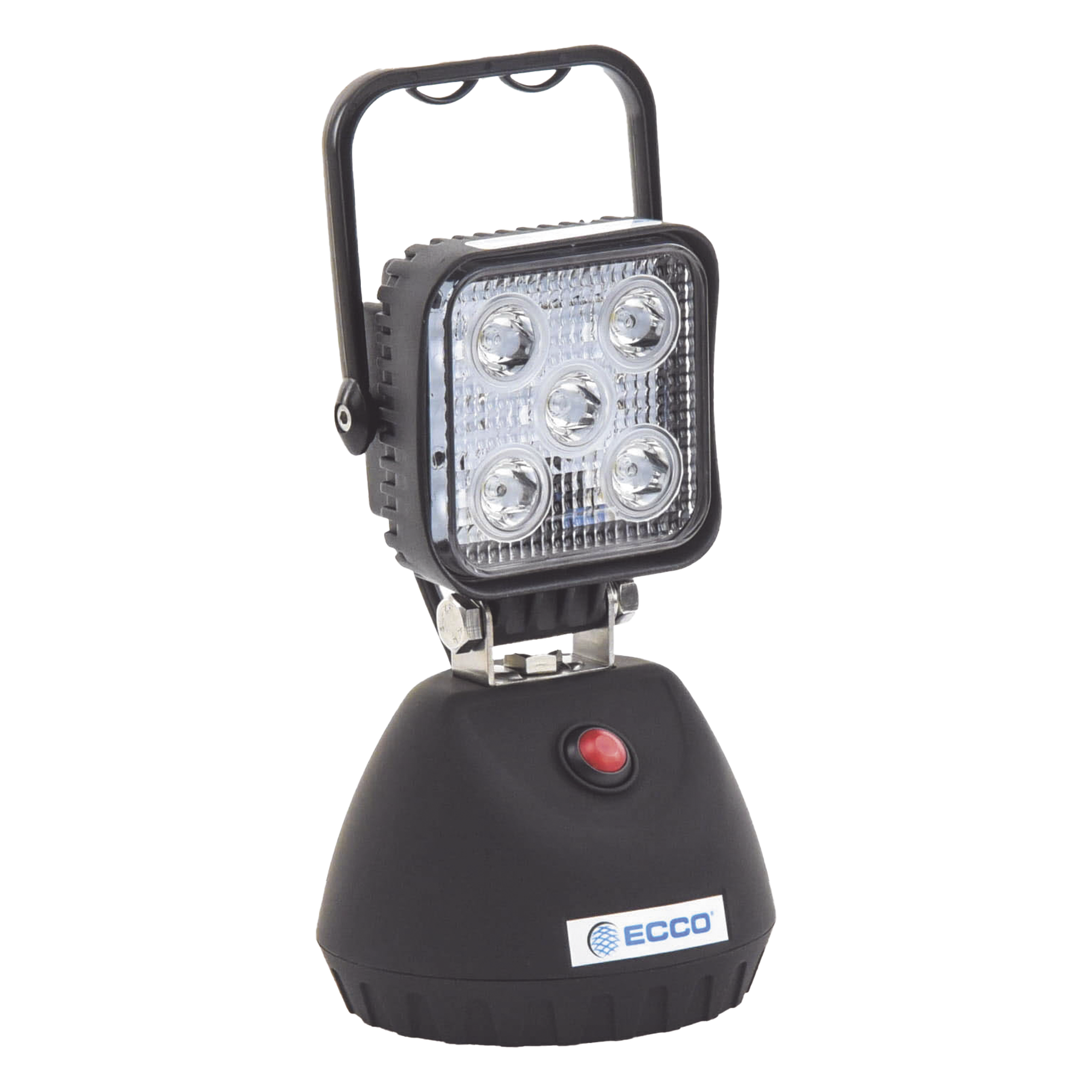 Luz de Trabajo Recargable / 650 Lúmenes / 5 LED 3W / IP67 / Montaje Magnético / 3-4 Horas Autonomía — ECCO · SKU EW2461-NA