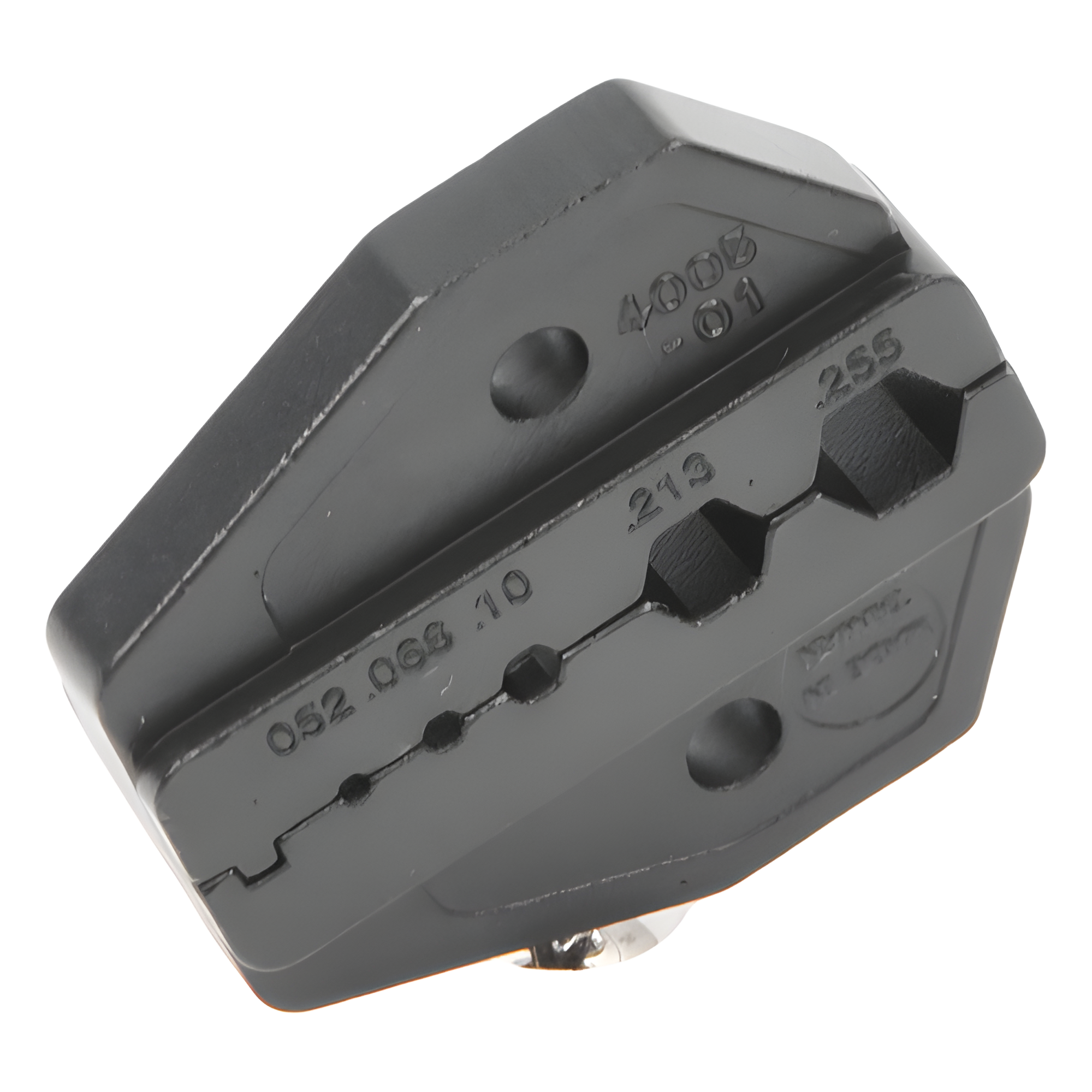 Mordaza para Plegar Conectores de Anillo / 5 Cavidades Intercambiables / Cables RG-58/U, RG-59/U, RG-142/U, RG-8/X / 0.052" a 0.255" — RF INDUSTRIES,LTD · SKU RFA-4005-01