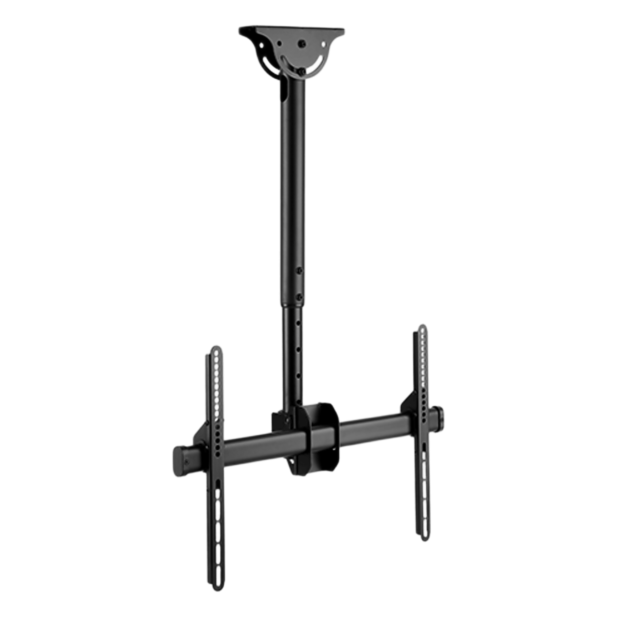 Soporte de Techo para Pantalla / VESA 200x200 a 600x400 / 37" a 70" / Carga 50 kg (110 lbs) / Extensión 560 a 910 mm (22" a 35.8") / Inclinación 0° a -25° / Giro 360° — BRATECK · SKU PLB-CE946-01S