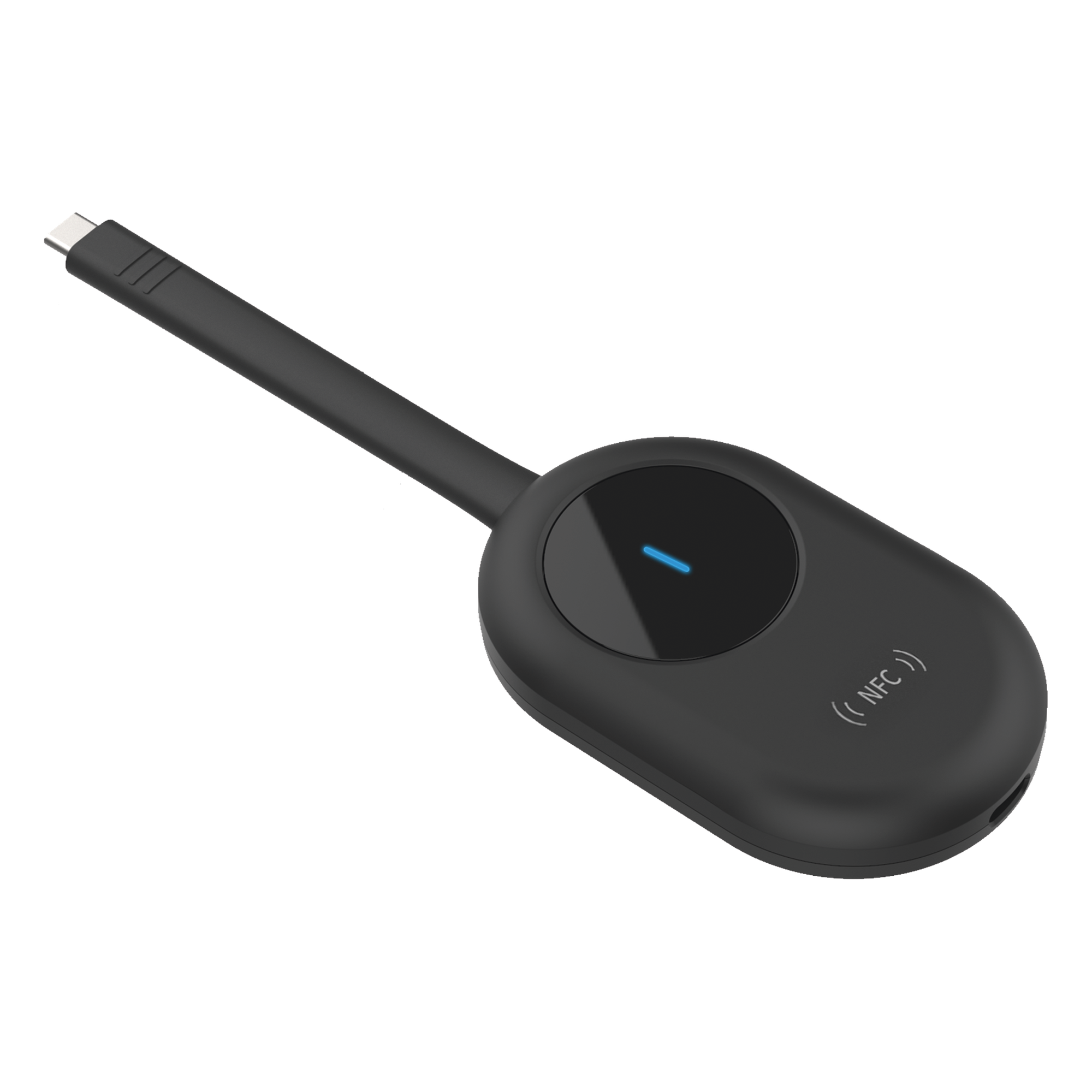 Dongle de Proyección Inalámbrica / 4K 60 Hz / USB-C con Adaptador USB-A / NFC / Wi-Fi Dual Band / Comunicación Bidireccional — HIKVISION · SKU DS-D5SC3B-B