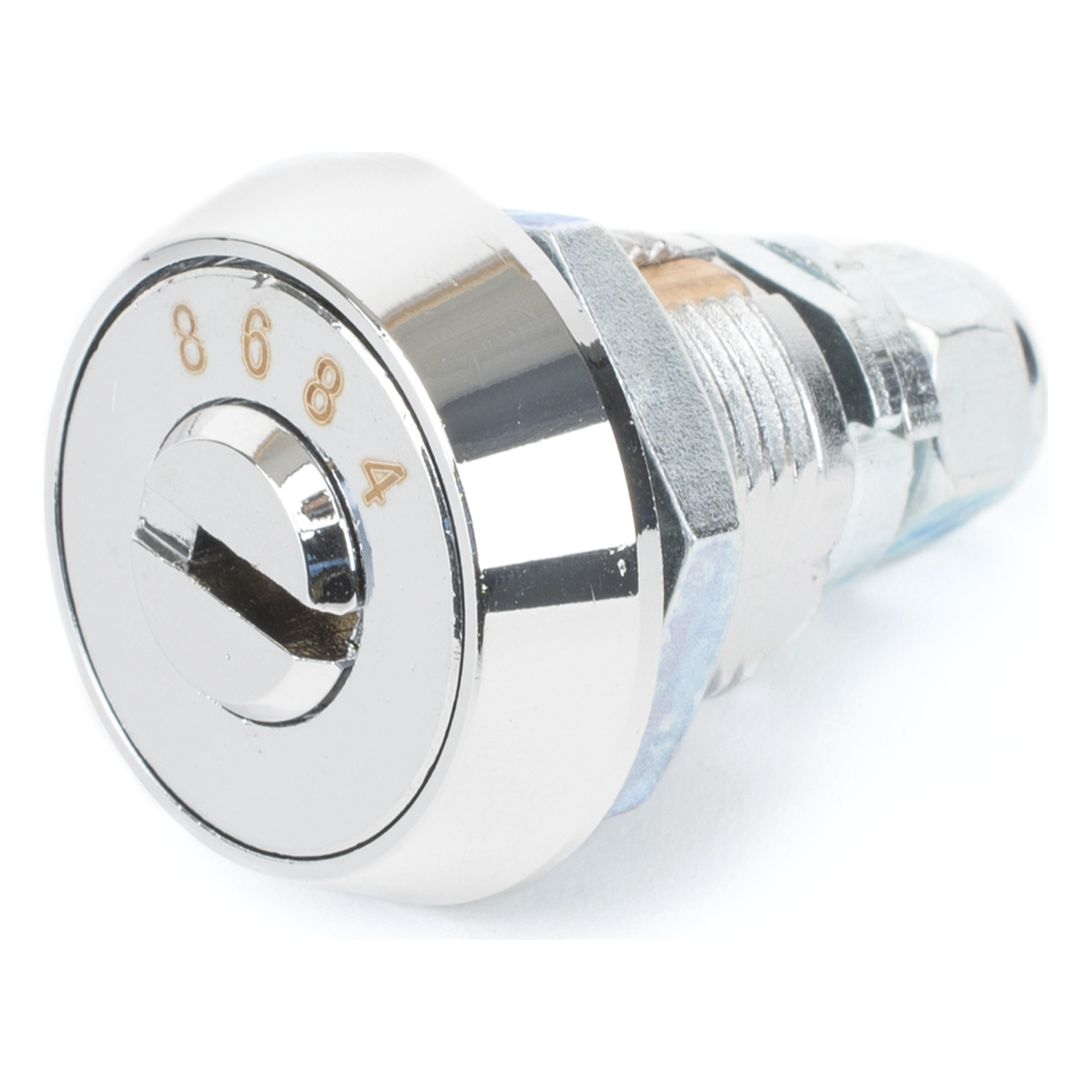 Chapa de Cañón para Gabinete Metálico / Llave Única / Puertas Frontales / Compatible GABVID y SR19