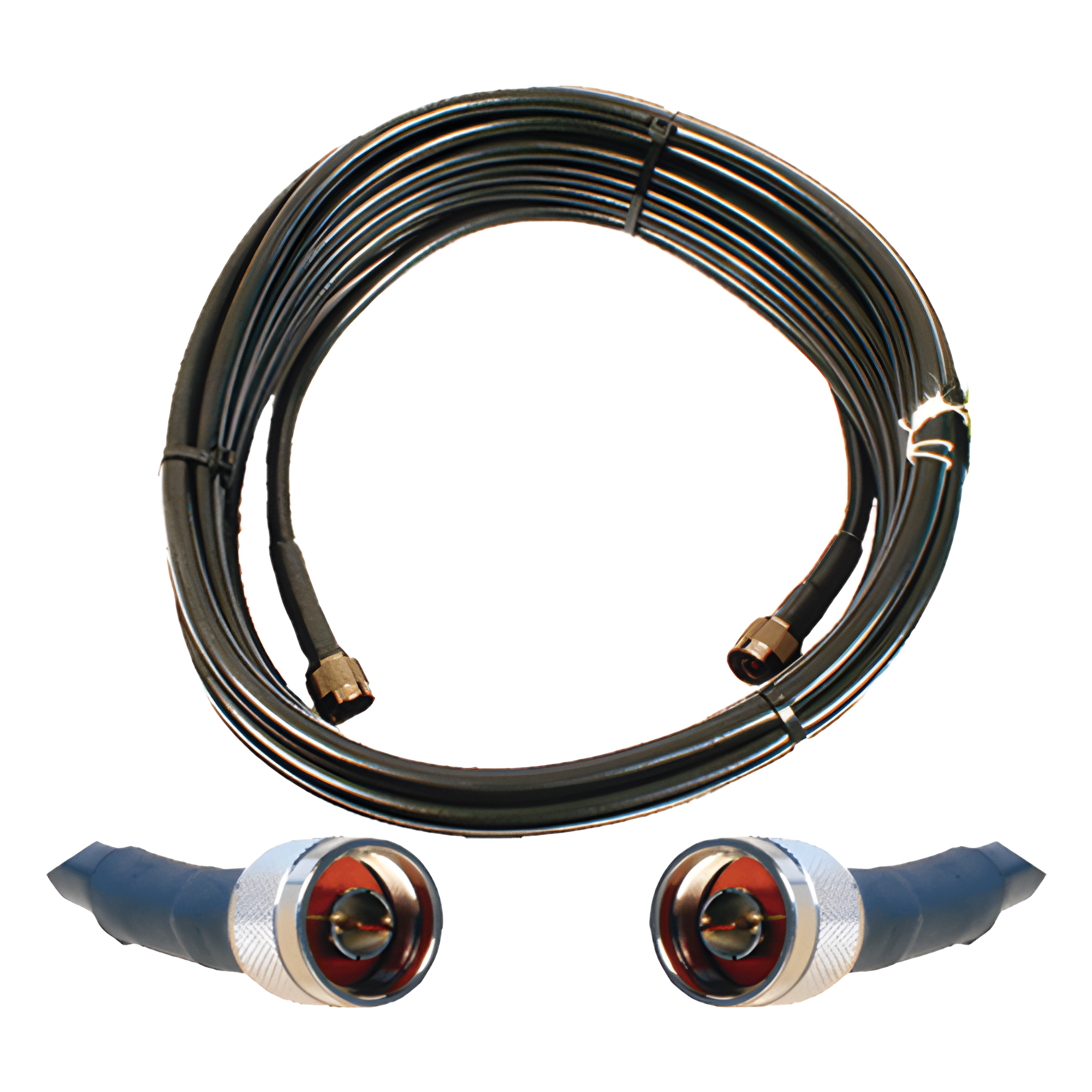 Jumper Coaxial / 50 Ohm / 15.24 m (50 pies) / N Macho / Blindaje >90 dB / Wilson-400 — WILSONPRO / WEBOOST · SKU 952-350