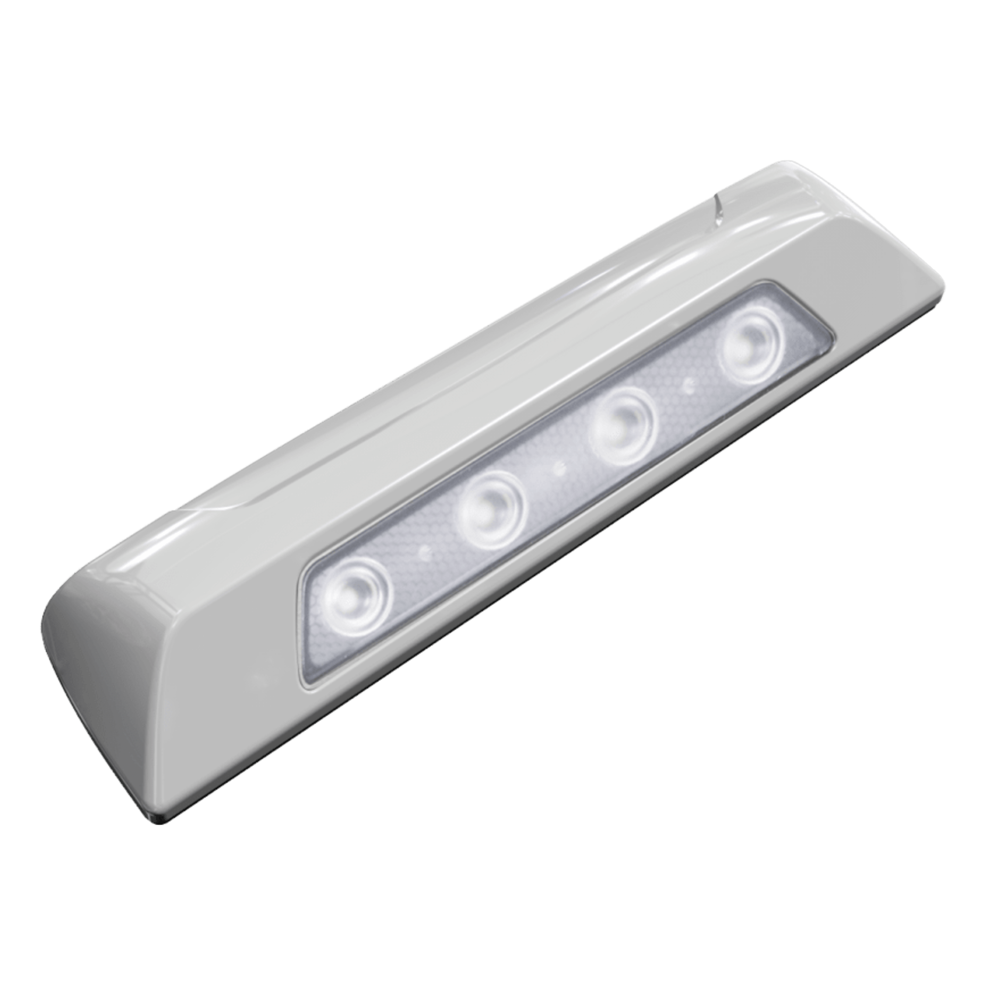 Luz de Escena LED / 4 LED / 1400+ Lúmenes / 12~24VDC / IPX7 / ECE R10 / CISPR 25 — SIGNALPRO · SKU SPW12-W
