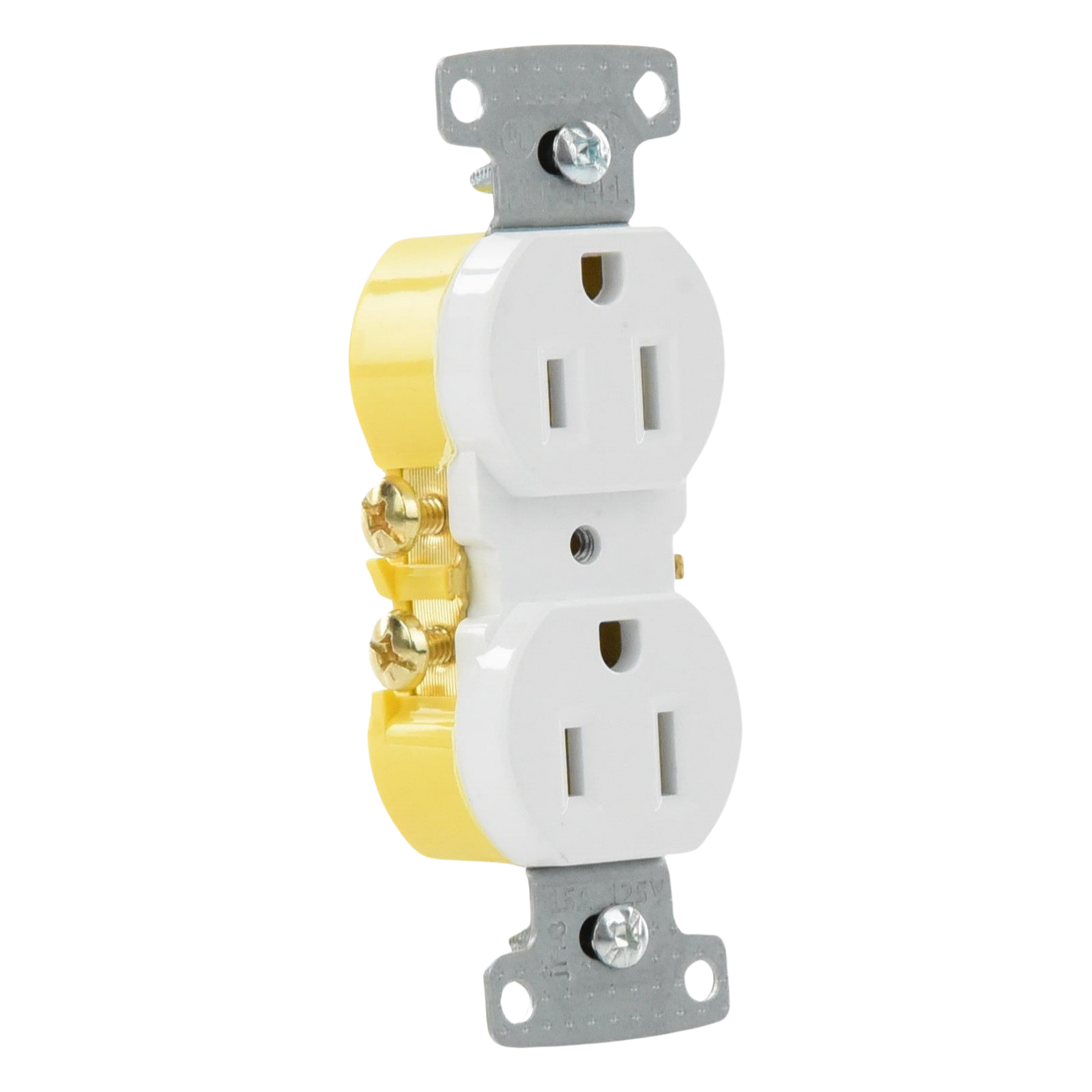 Contacto Duplex 15A 125V/ 2 Polos 3 Hilos/ Nema 5-15R/ Color Blanco.